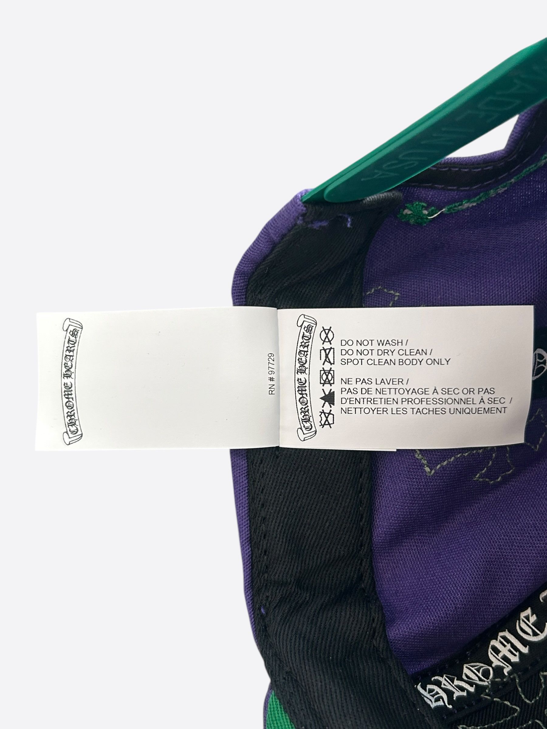 Chrome Hearts Chrome Hearts Purple & Green Cross Patch Hat Size ONE SIZE - 6 Thumbnail