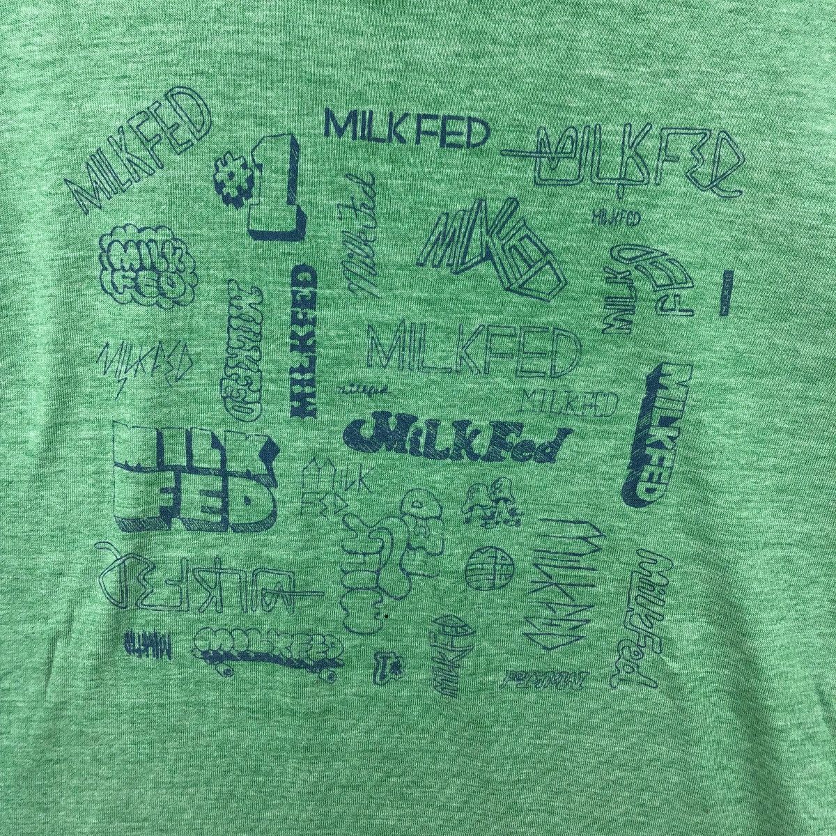 Vintage MILK FED JAPAN Graffiti Infinity Logo Illustration Tee Shirt Size US M / EU 48-50 / 2 - 3 Thumbnail