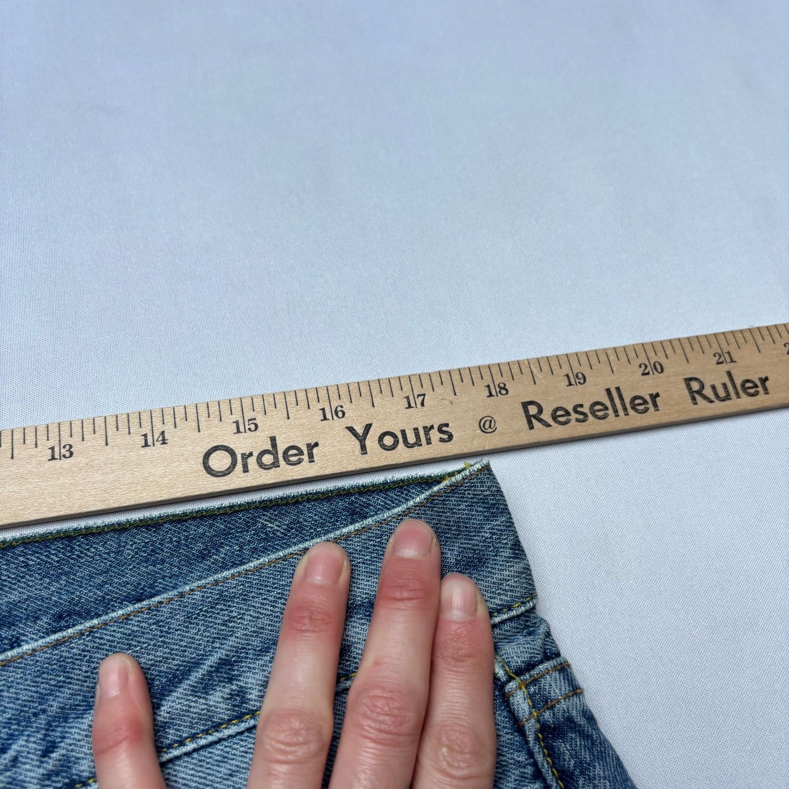 Sid Mashburn $175 Sid Mashburn Slim Straight Jeans 34x30 Made in USA Size US 34 / EU 50 - 6 Thumbnail