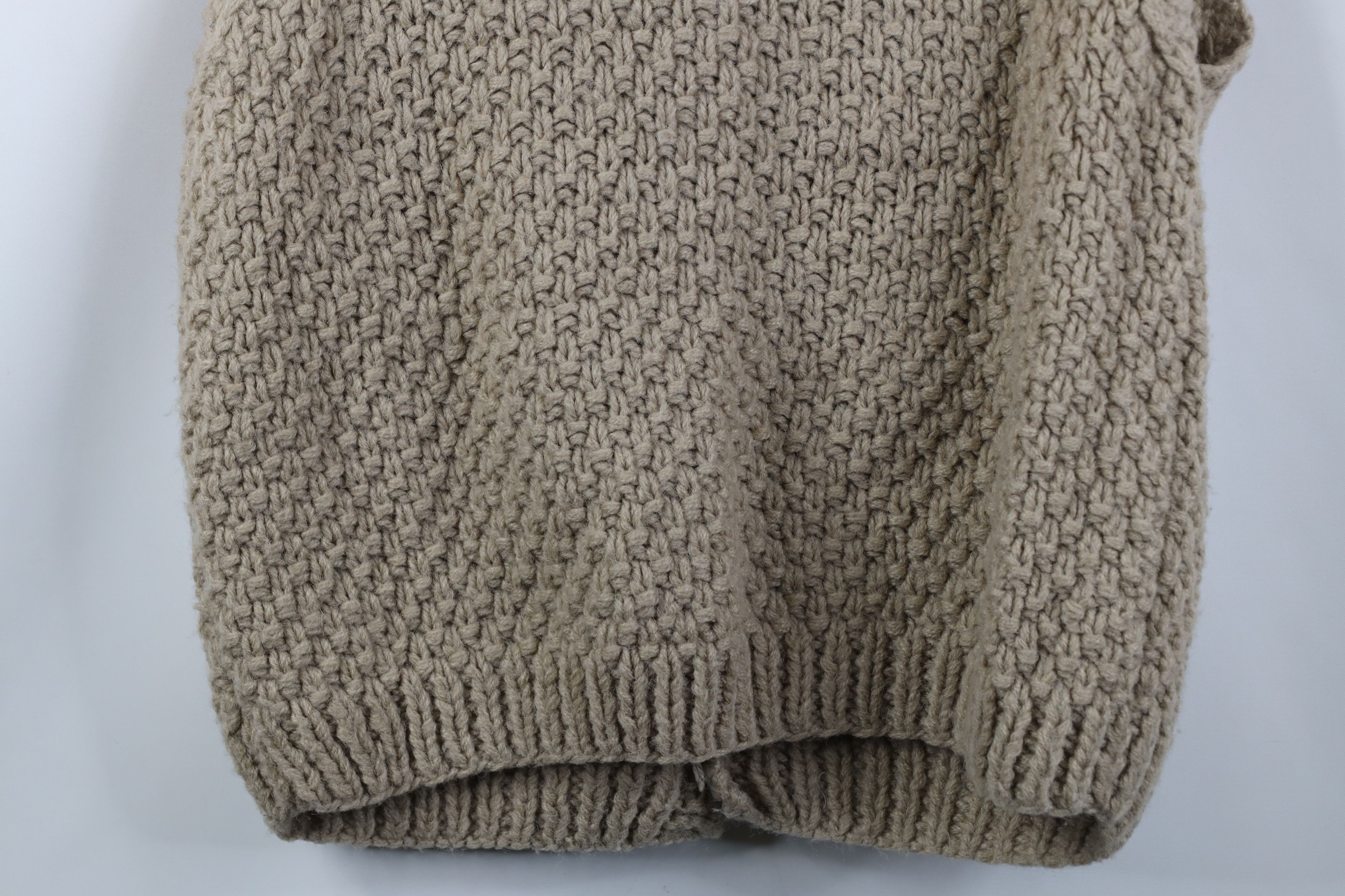 Vintage Vintage 70s Streetwear Crochet Fisherman Sweater Vest USA Size US XL / EU 56 / 4 - 10 Thumbnail