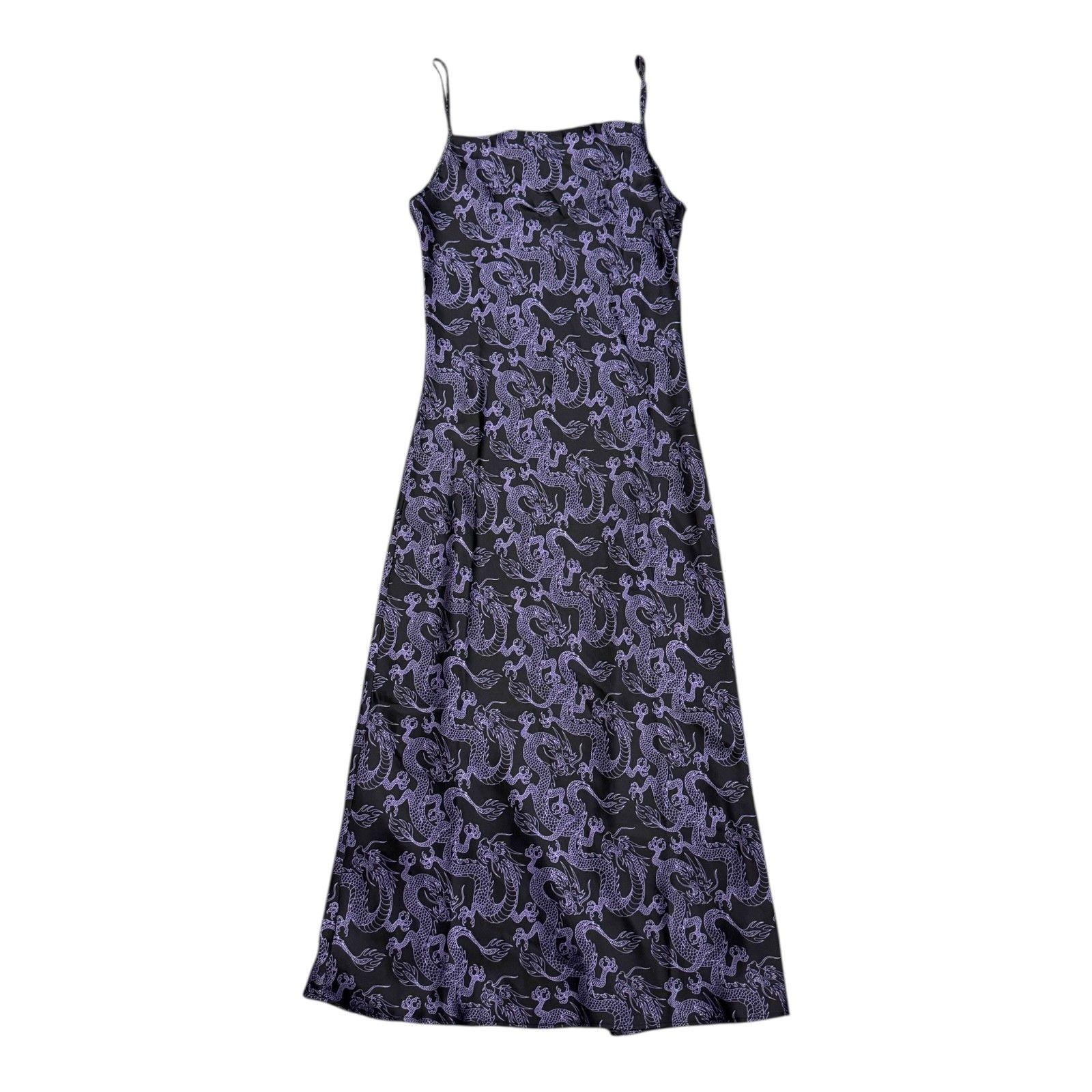 Other ARDENE Dragon Print Shiny Faux Silk Satin Slip Dress Medium Size M / US 6-8 / IT 42-44 - 1 Thumbnail