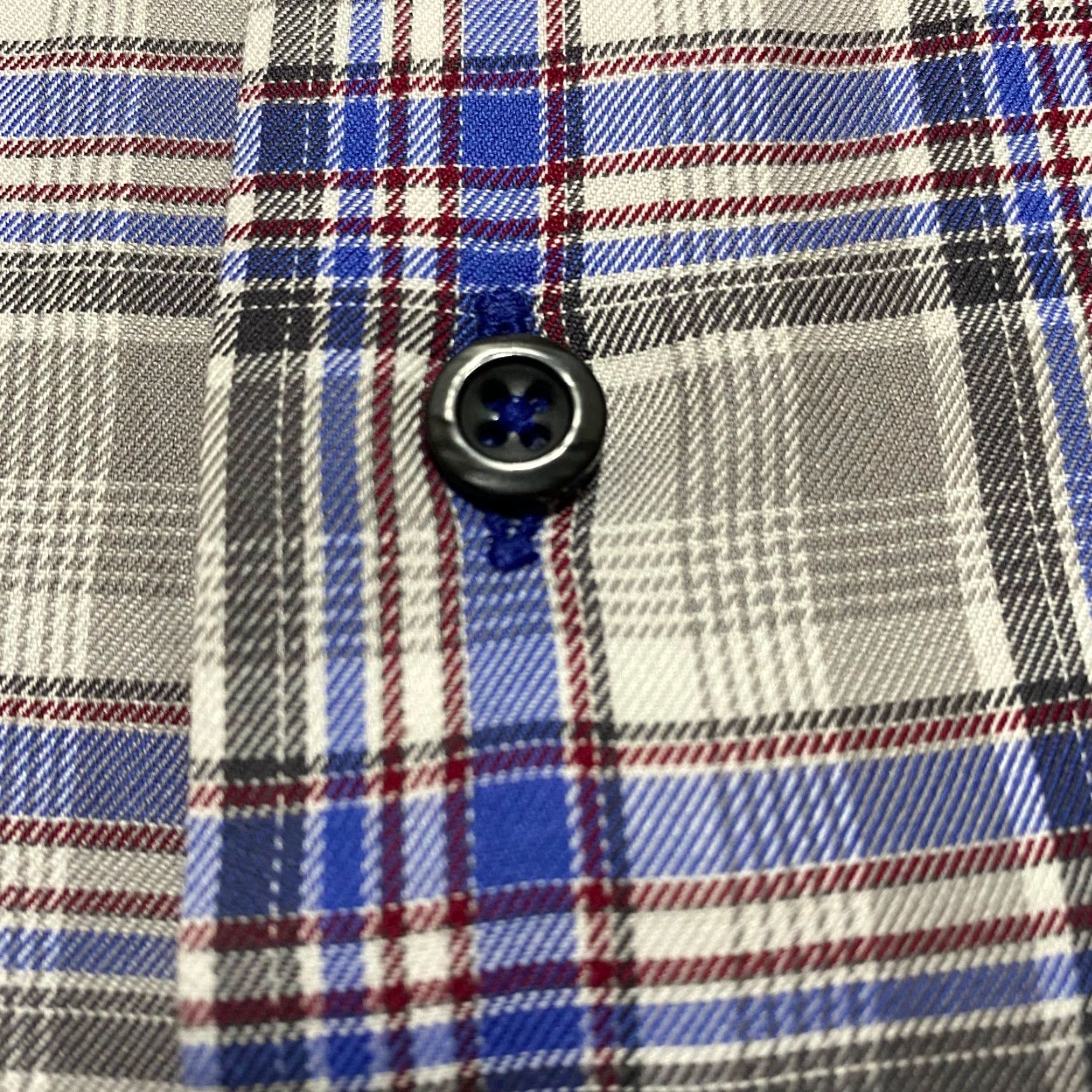 David Donahue David Donahue Mens XL Shirt Multicolor Plaid Long Sleeve Hidden Button-Down Size US XL / EU 56 / 4 - 3 Thumbnail