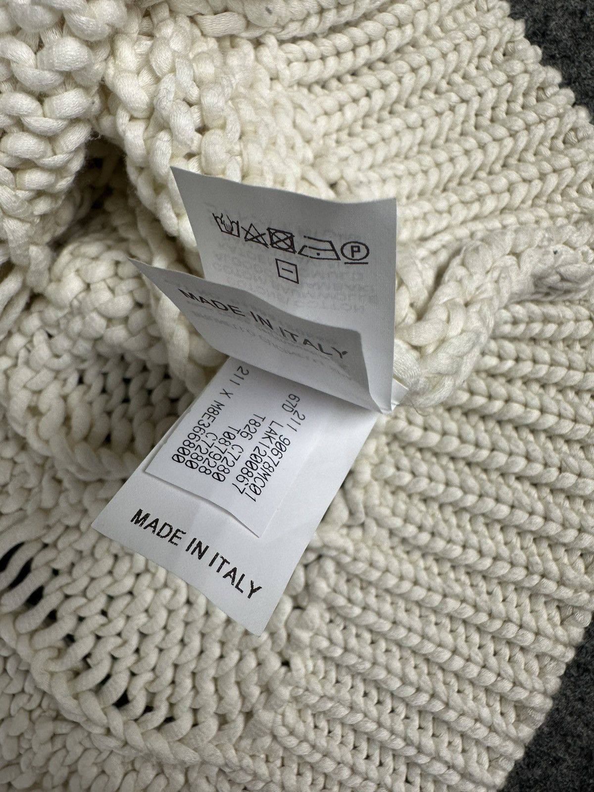 Brunello Cucinelli Brunello Cucinelli - Cable Knit Sweater - Off White Color Size L / US 10 / IT 46 - 14 Thumbnail
