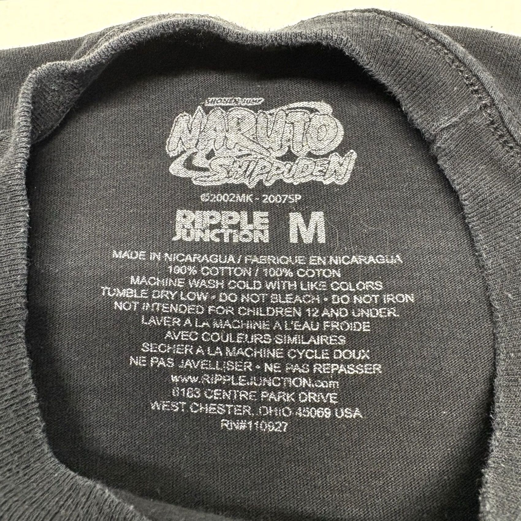 Ripple Junction Ripple Junction Shirt Mens M Black Naruto Shippuden Ichiraku Ramen Shop Size Size US M / EU 48-50 / 2 - 4 Thumbnail