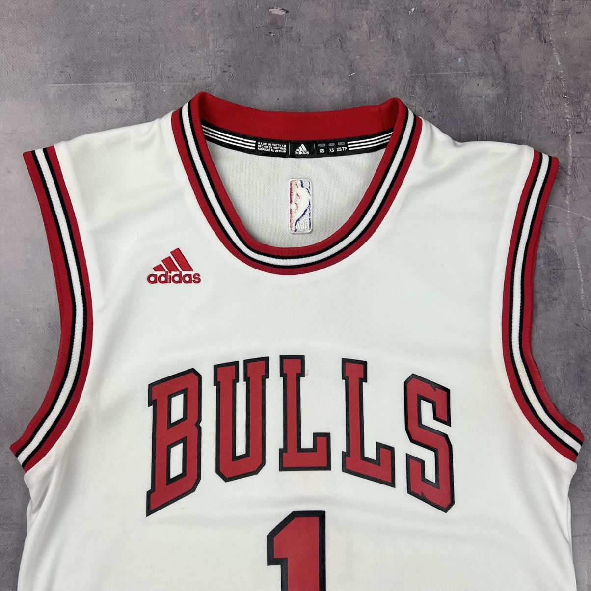 Adidas Rare! Derick Rose 1 Adidas Chicago Bulls Jersey Tank Top Size US M / EU 48-50 / 2 - 5 Thumbnail
