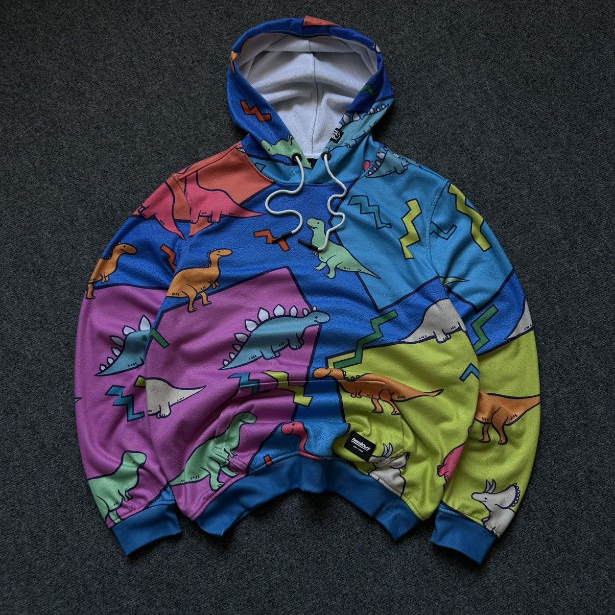 Le Grande Bleu (L.G.B.) VTG Fresh Hoods Hoodie Dragon Overprinted Size S Y2K 00s USA Size US S / EU 44-46 / 1 - 3 Thumbnail