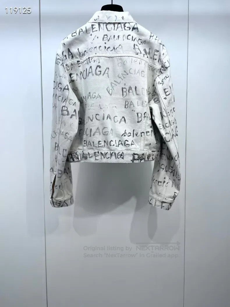 Balenciaga Balenciaga Best-Selling Distressed Graffiti Letter Printed Size US XS / EU 42 / 0 - 2 Thumbnail
