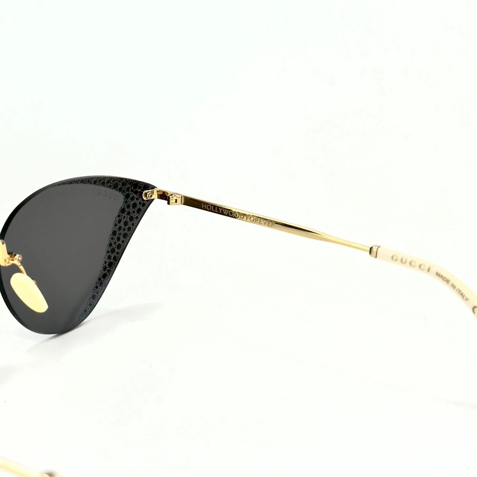 Gucci GUCCI Gg0898S Hollywood Forever 0898 Gold 001 Sunglasses Size ONE SIZE - 3 Thumbnail