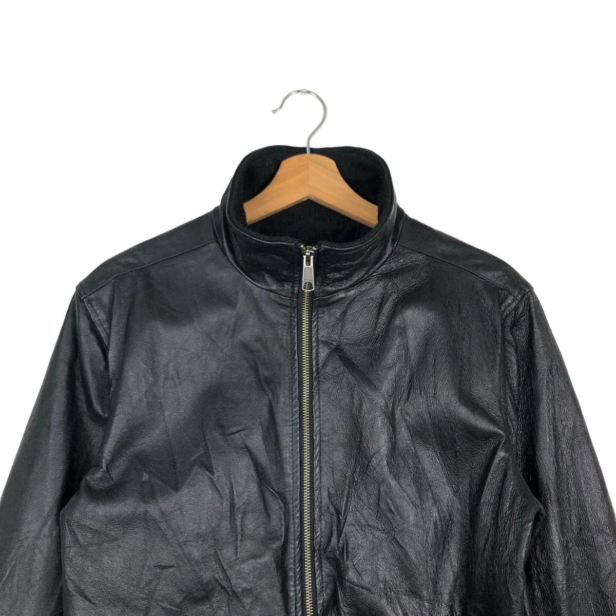 Japanese Brand 🔥VINTAGE SOFT LEATHER BOMBER JACKET GOD BREATH ISSEY MIYAKE Size US M / EU 48-50 / 2 - 2 Thumbnail