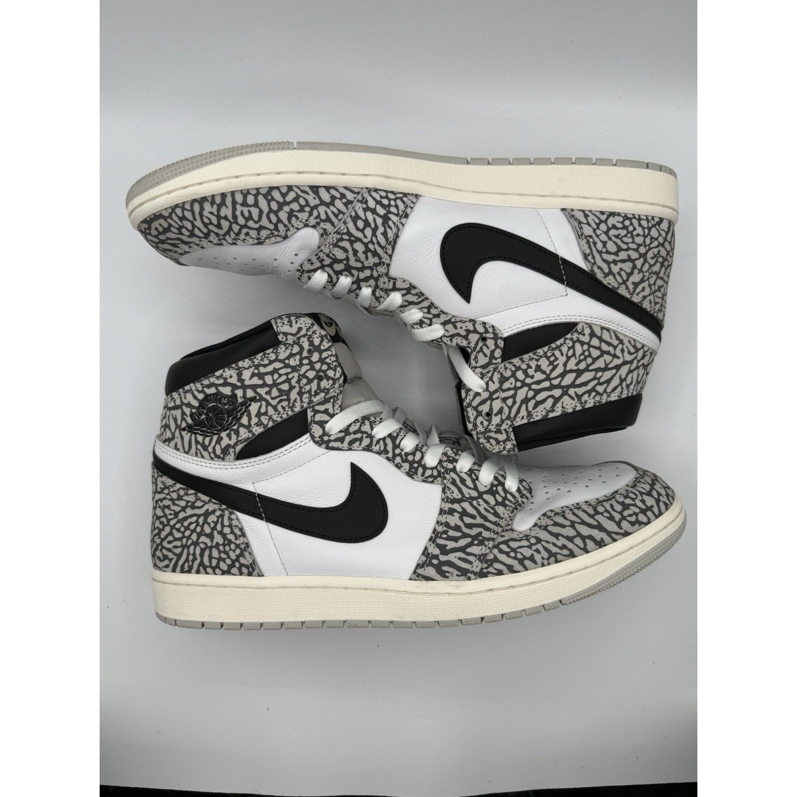 Nike Nike Air Jordan 1 One High White Cement DZ5485-052 Size 13 Size US 13 / EU 46 - 1 Thumbnail