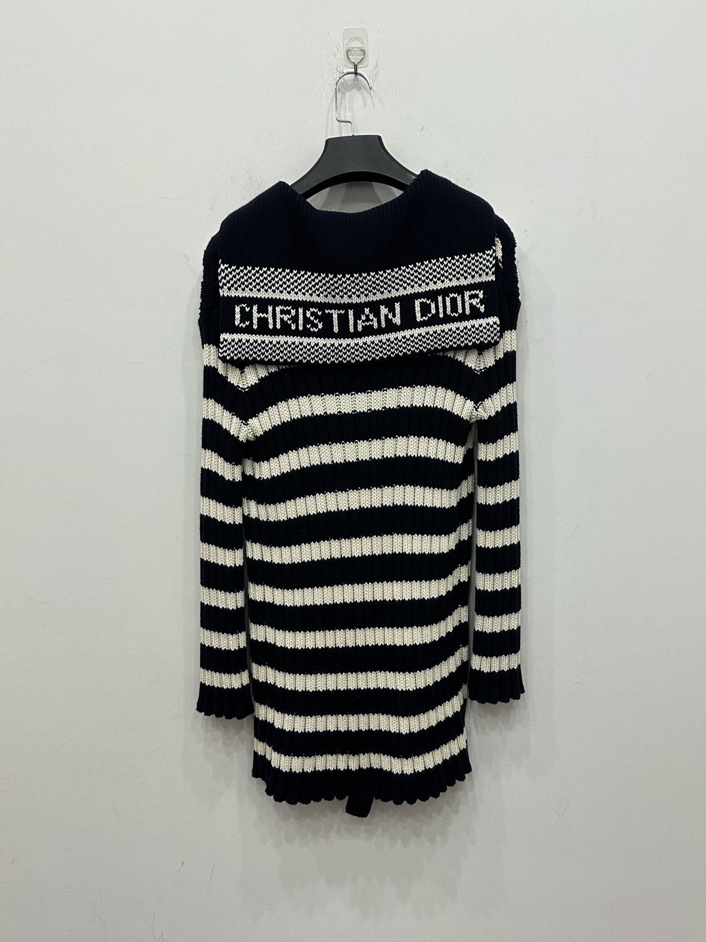 Dior Dior Striped Naval Collar Knit Cardigan Size XS / US 0-2 / IT 36-38 - 1 Thumbnail