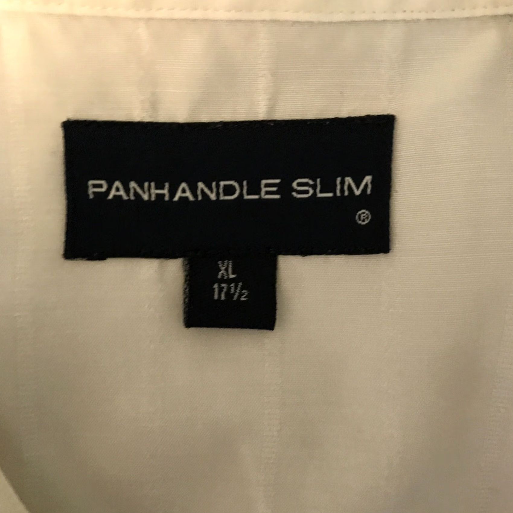 Vintage Panhandle Slim Shirt Men's XL White Pearl Snap Short Sleeve Striped 1167 Size US XL / EU 56 / 4 - 3 Thumbnail