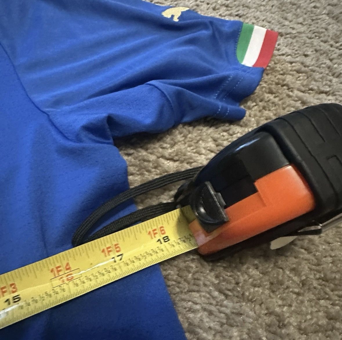 Puma Vintage Italy Puma Soccer Jersey Size US S / EU 44-46 / 1 - 6 Thumbnail
