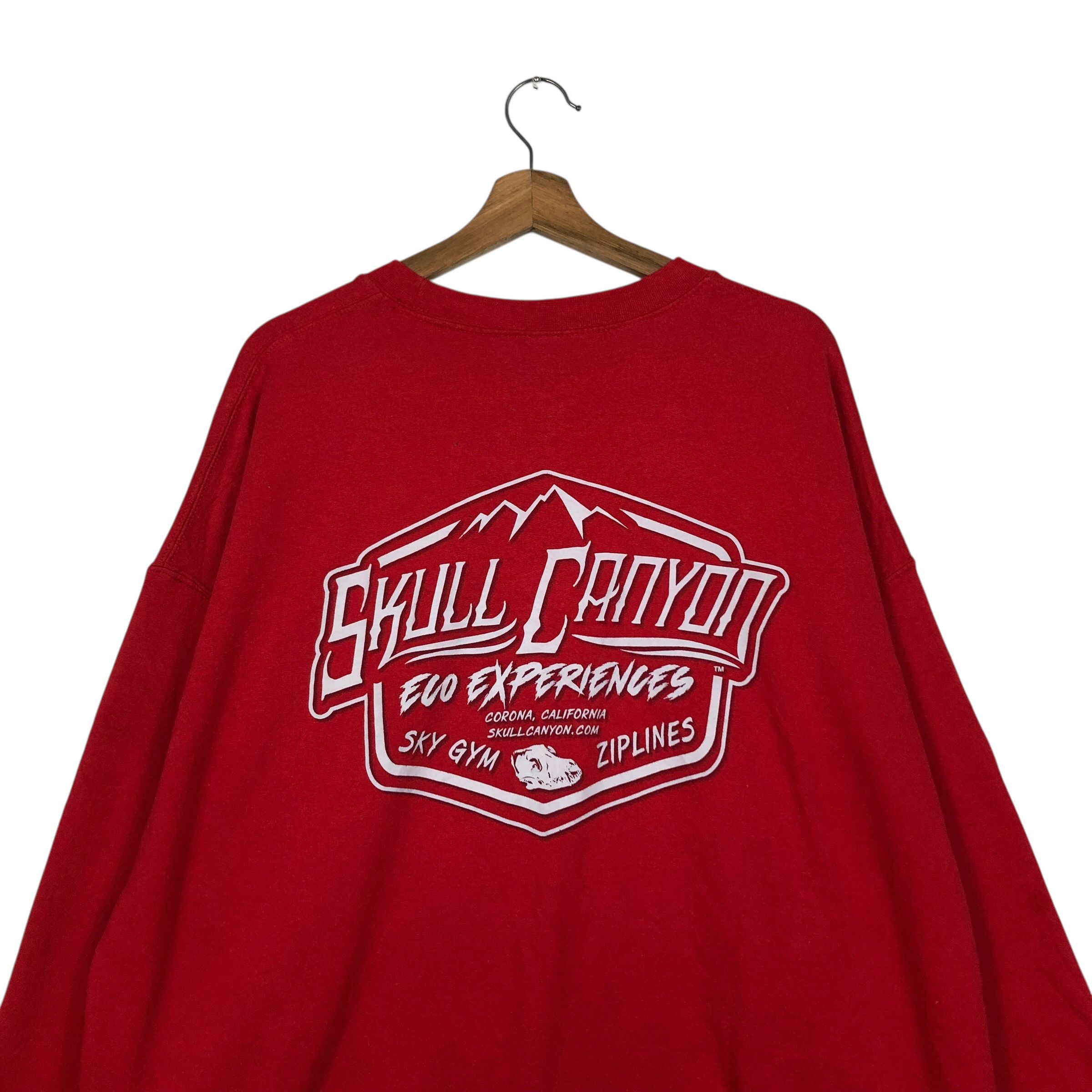 Japanese Brand 📌Vintage Sweatshirt Skull Canyon Gym Big Logo Size US XXL / EU 58 / 5 - 10 Thumbnail