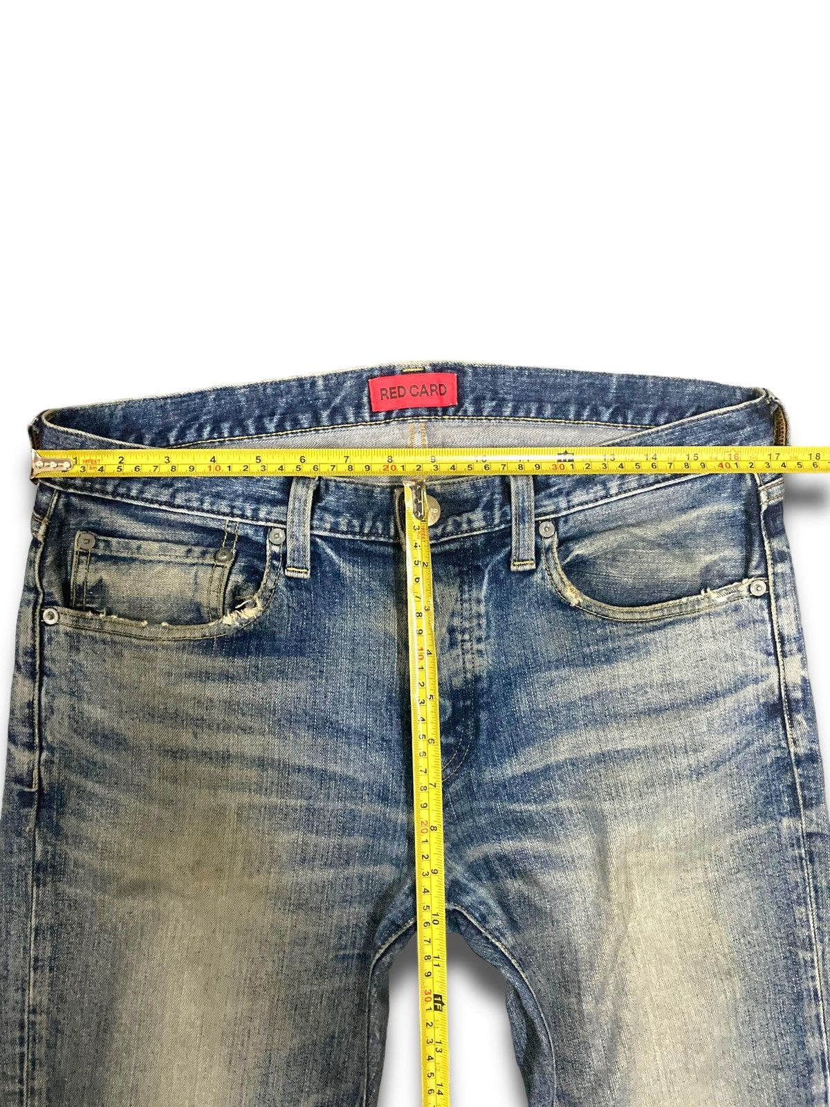 Vintage Vintage 90s Red Card Kaihara Jeans Size US 31 - 13 Thumbnail