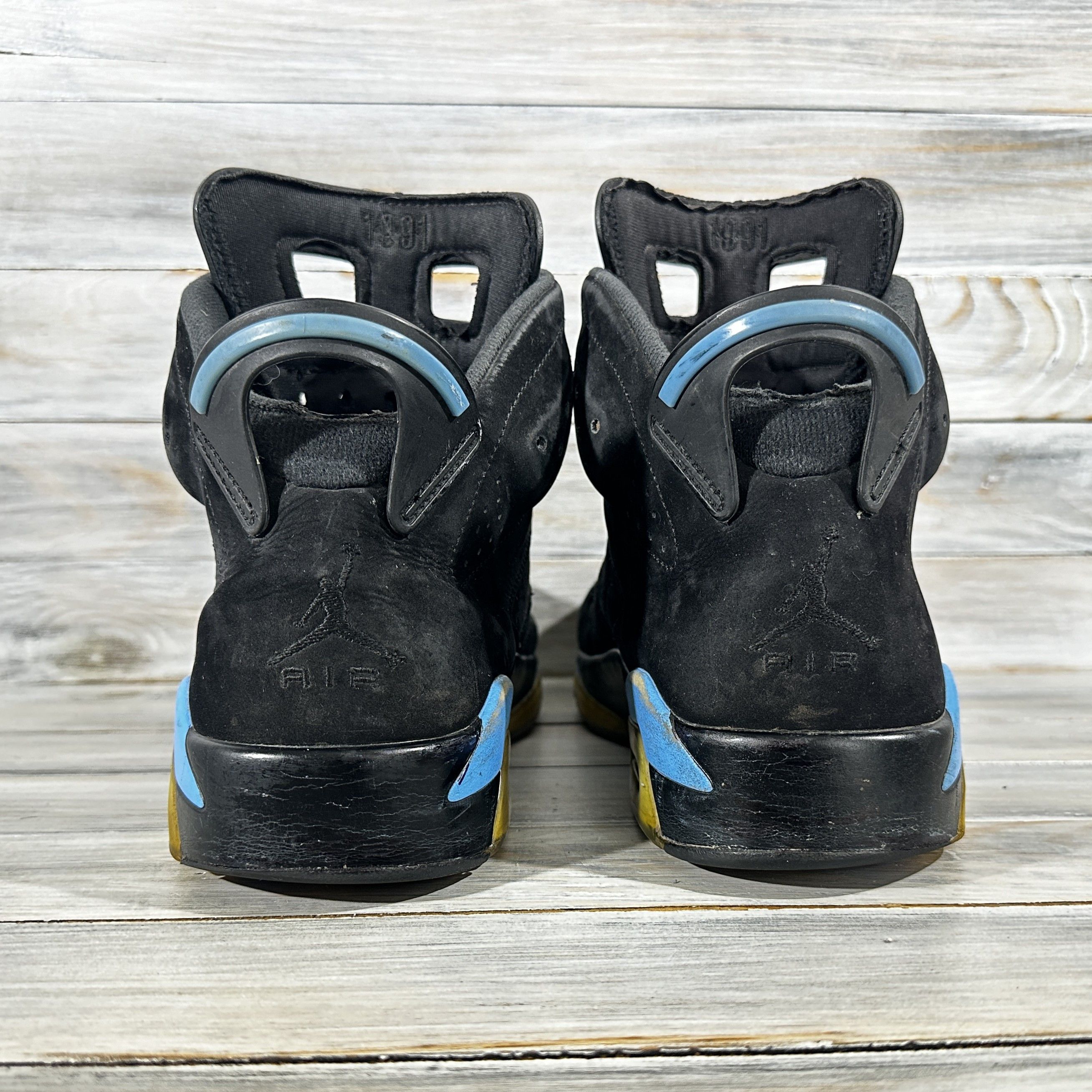 Jordan Brand Jordan Air 6 Retro UNC Basketball Sneakers Black Sport Shoes Size US 9.5 / EU 42-43 - 18 Thumbnail