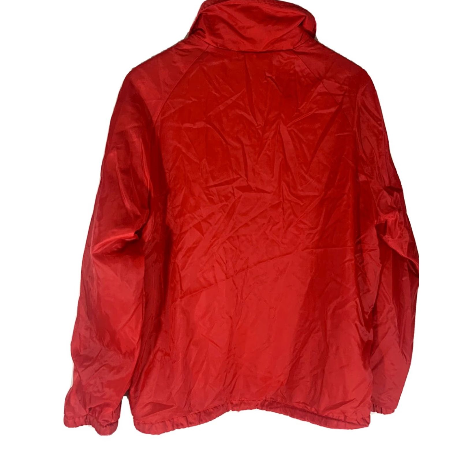 Vintage VINTAGE 80s RCA Mens Nylon Windbreaker Jacket Large Red USA Made Size US L / EU 52-54 / 3 - 3 Thumbnail