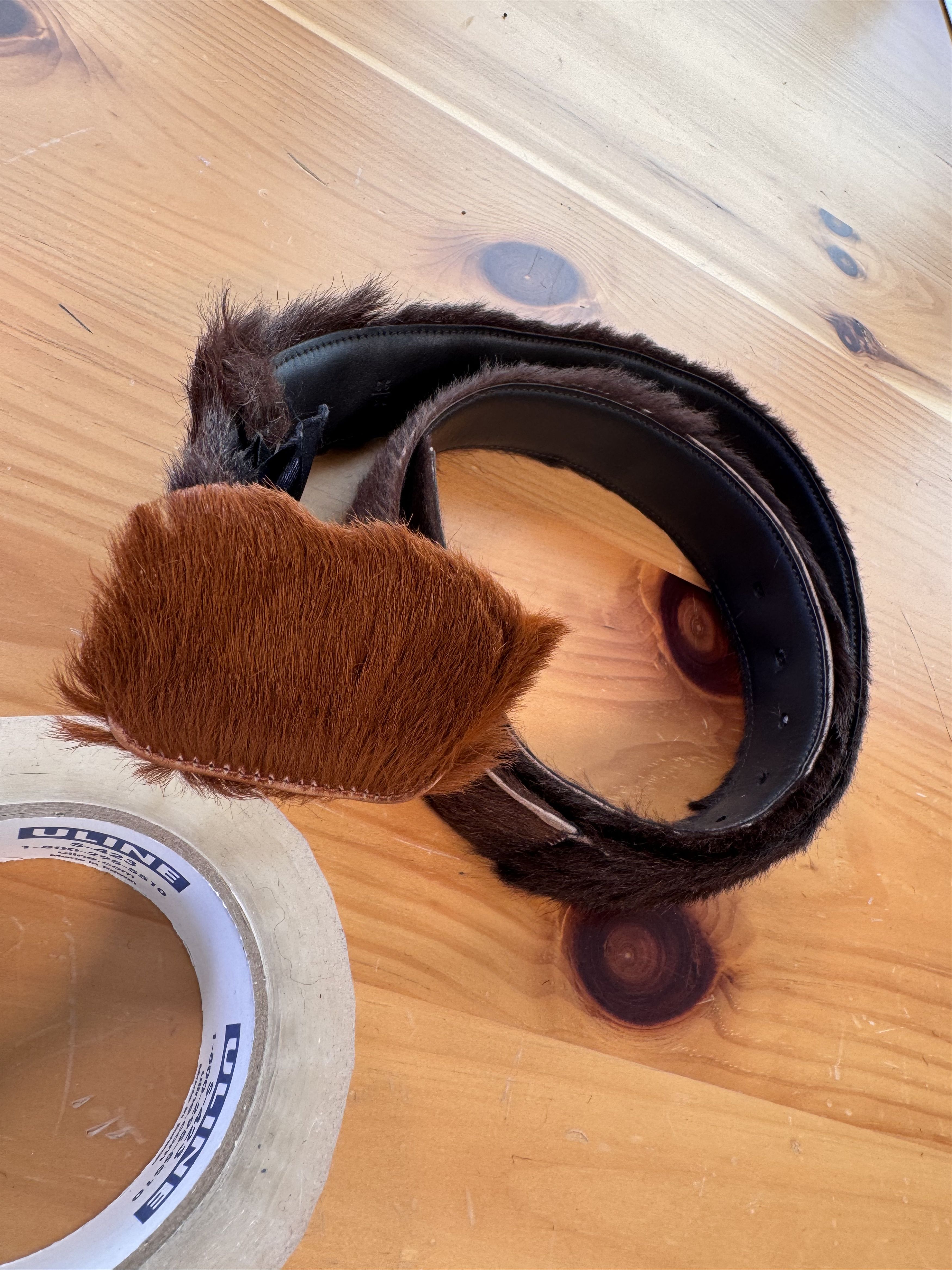 Prada Prada FW 17 Runway Fur Belt Size 32 - 3 Thumbnail