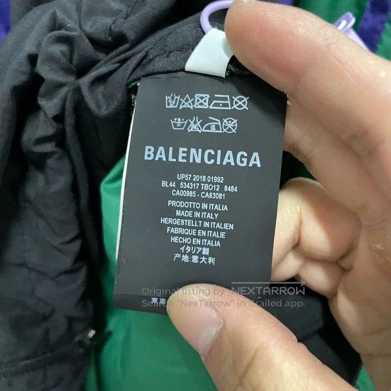 Balenciaga Balenciaga Colorblock Logo School Jacket. Size US M / EU 48-50 / 2 - 5 Thumbnail