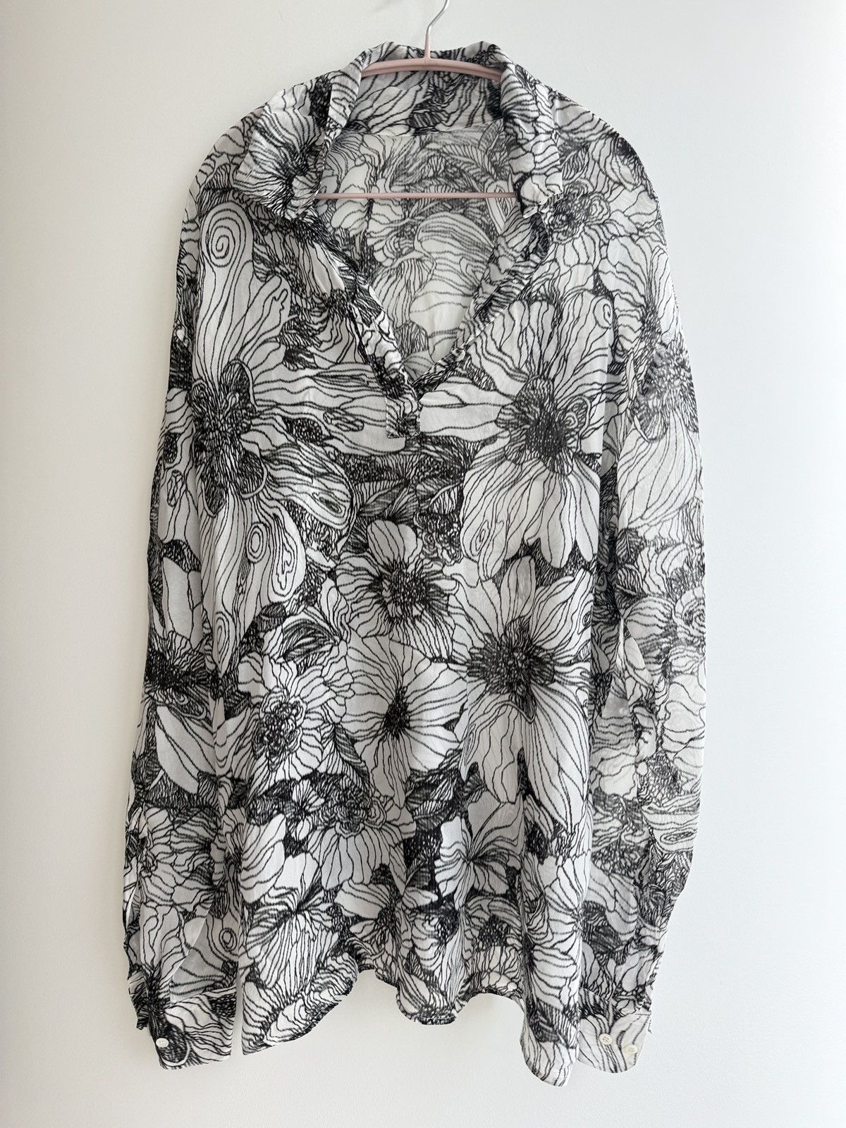 Dries Van Noten Dries Van Noten White Conti Turtleneck Size US M / EU 48-50 / 2 - 1 Thumbnail