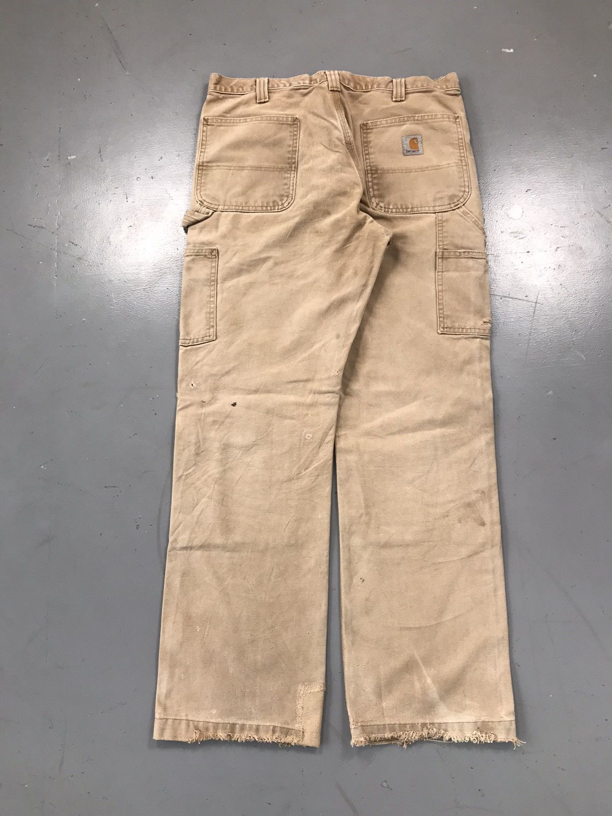 Carhartt × Vintage Vintage 90s Carhartt b136 BRN double knee denim Size US 34 / EU 50 - 6 Thumbnail