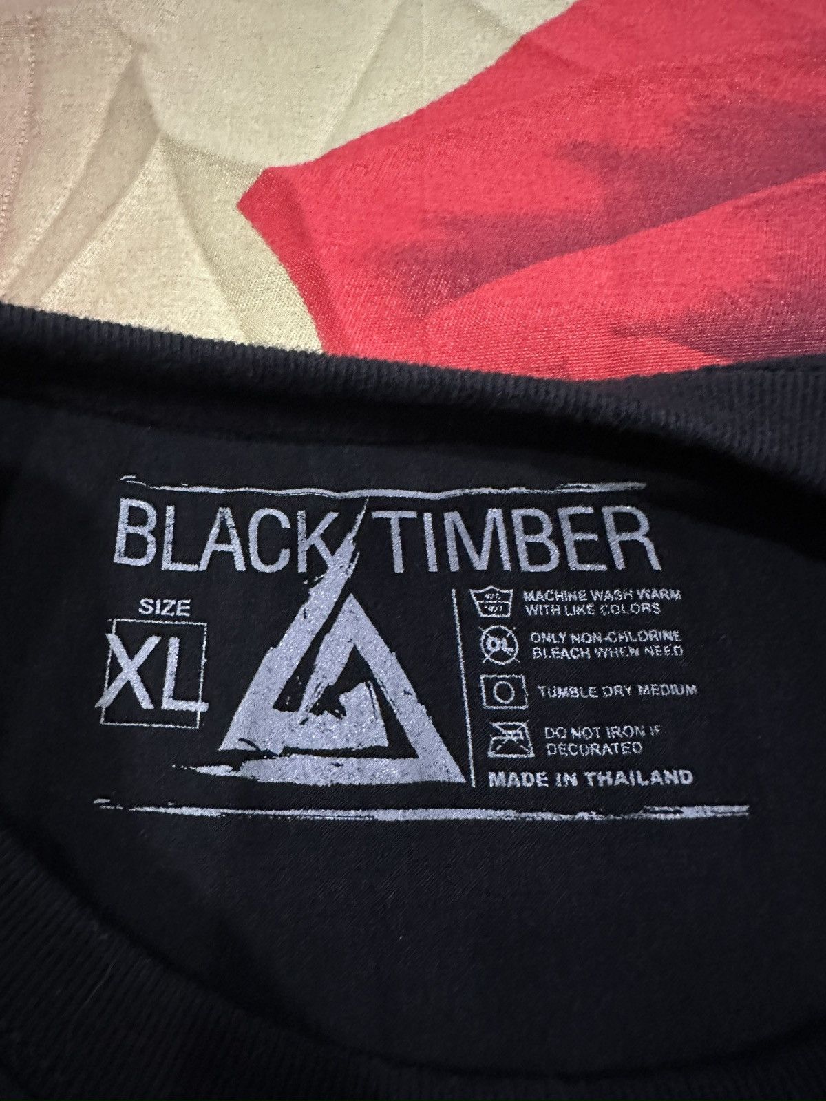 Anime Superman Big Print Original Black Timber Tshirt A176 Size US M / EU 48-50 / 2 - 6 Thumbnail