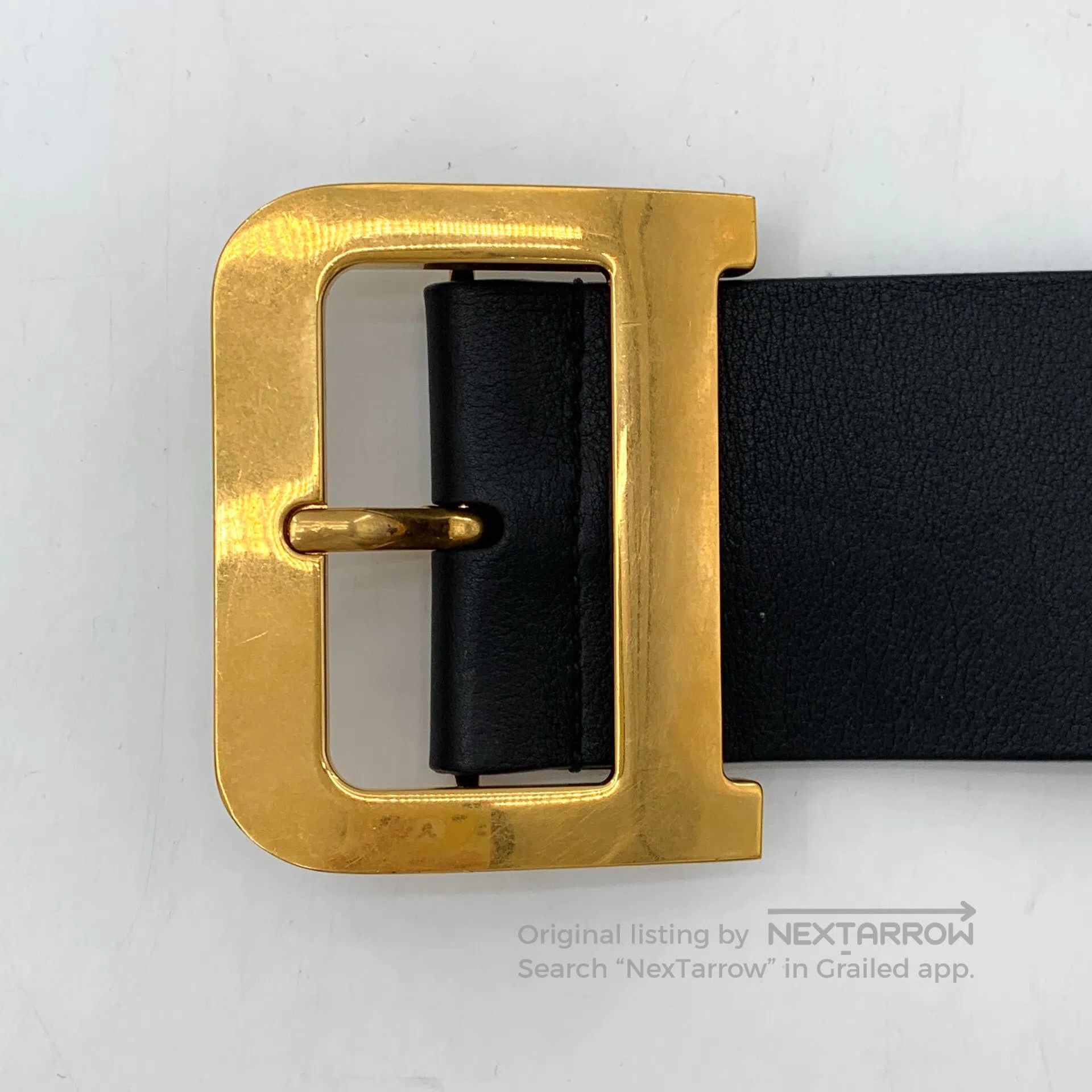 Dior Dior Black D Buckle Belt| Size ONE SIZE - 6 Thumbnail