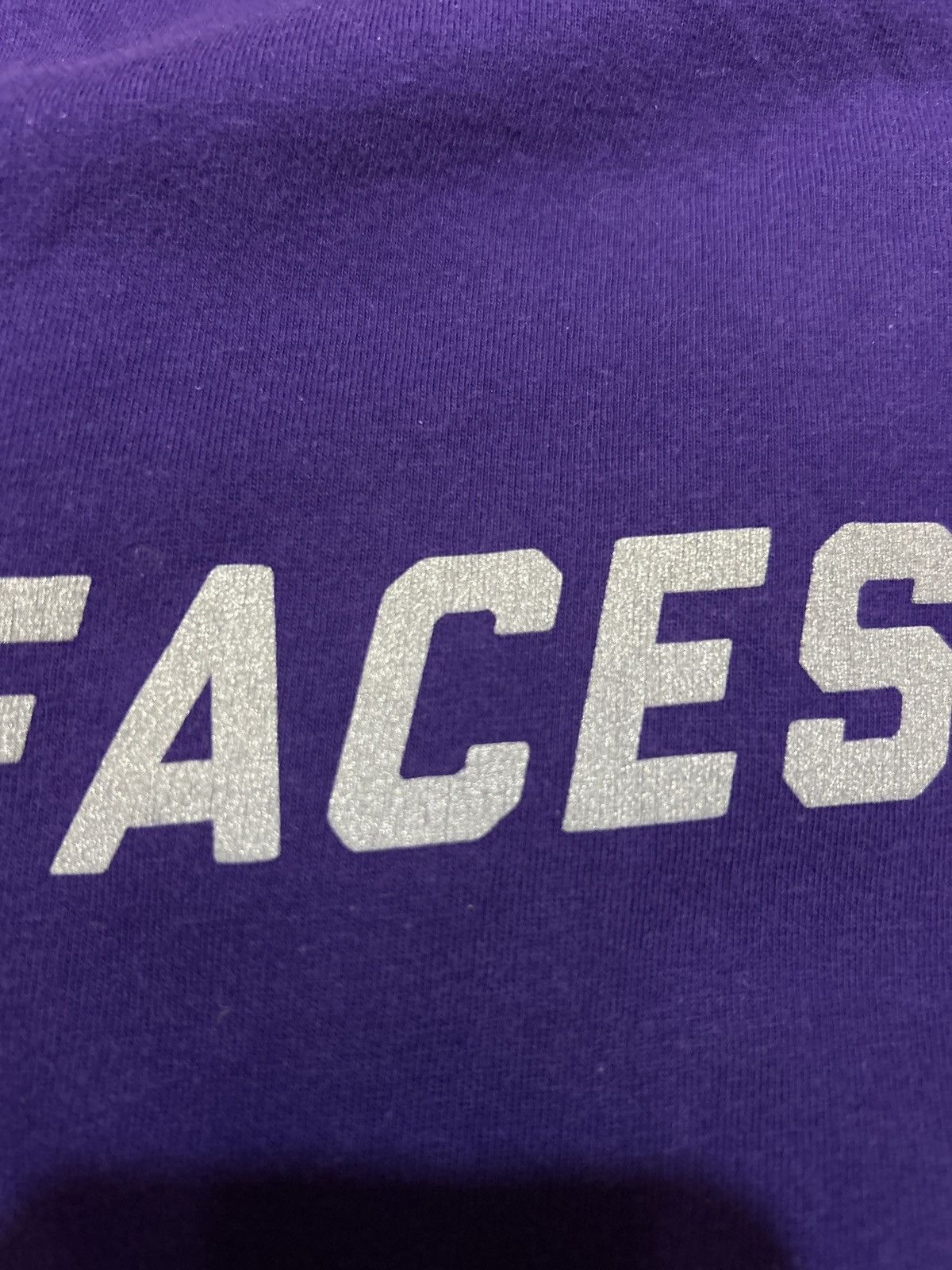 Places + Faces Places + Faces Reflective Double Side logo purple t-shirt Size US L / EU 52-54 / 3 - 4 Thumbnail