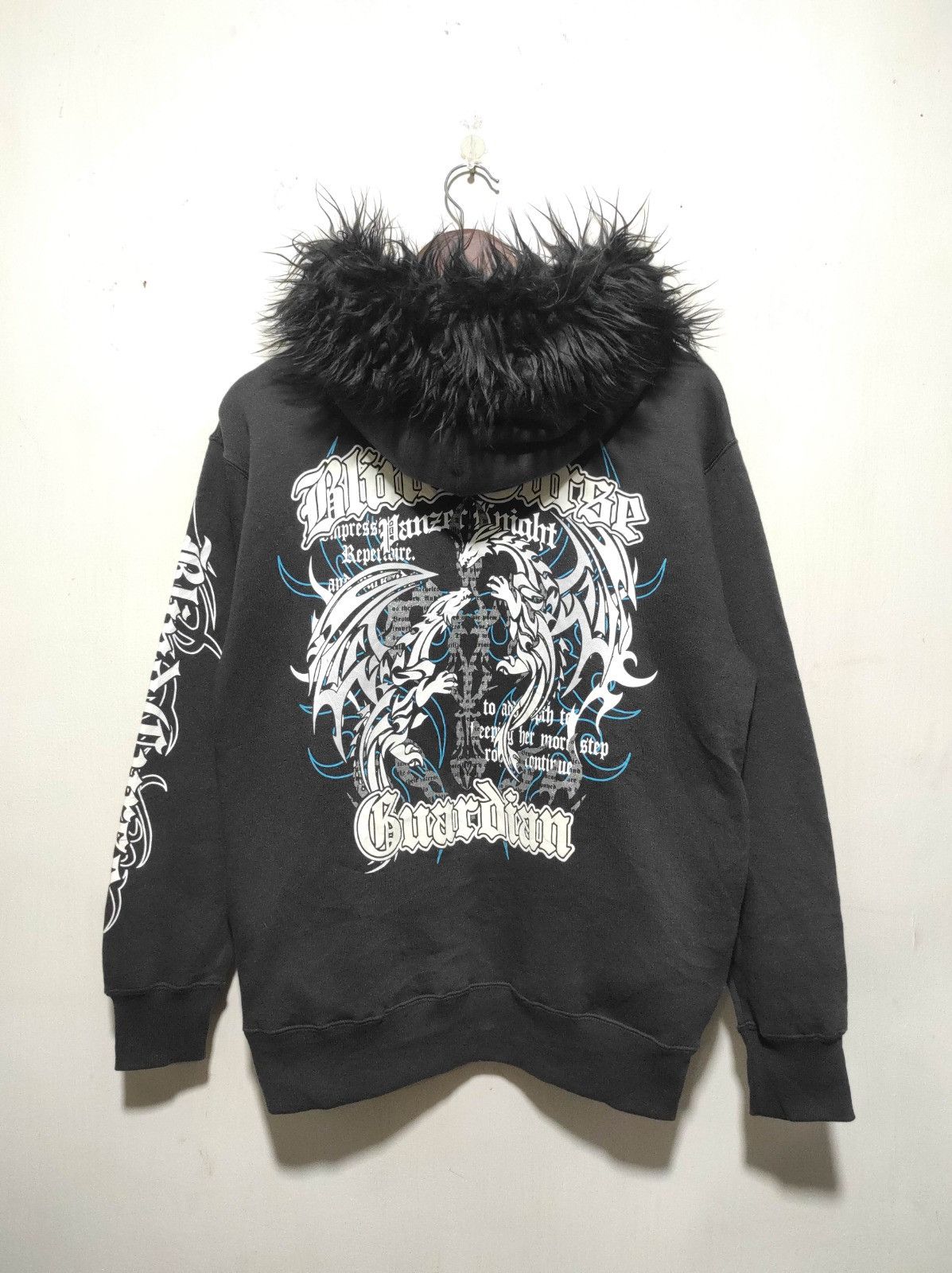 Affliction Beaumere Cross poem zip fur hoodie ifsix LGB style Size US L / EU 52-54 / 3 - 14 Thumbnail