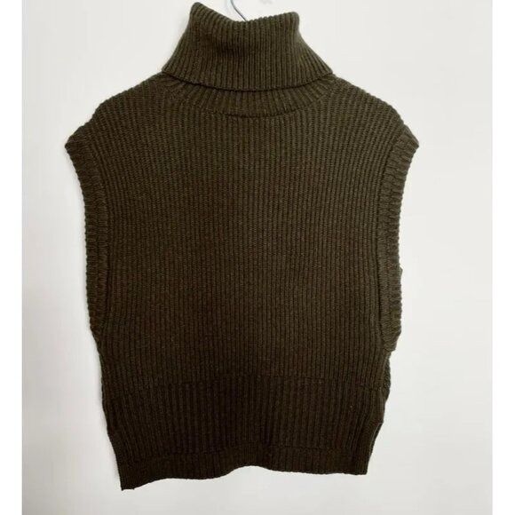 Simkhai NWT $325 Simkhai Maple Cashmere Wool Ribbed Turtleneck Allig Size XS / US 0-2 / IT 36-38 - 8 Thumbnail
