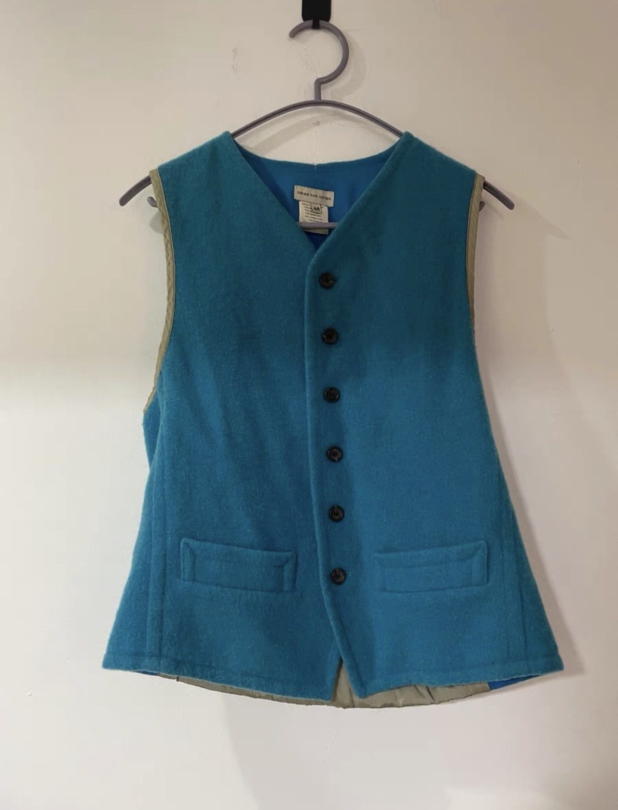 Dries Van Noten Dries Van Noten Wool Blend Vest Size US M / EU 48-50 / 2 - 1 Thumbnail