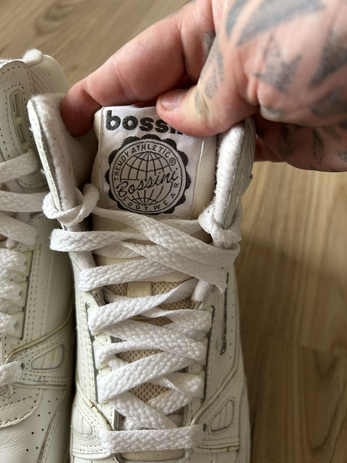 Other 1980s Bossini Basketball Shoes WEARABLE Size US 7.5 / EU 40-41 - 4 Thumbnail