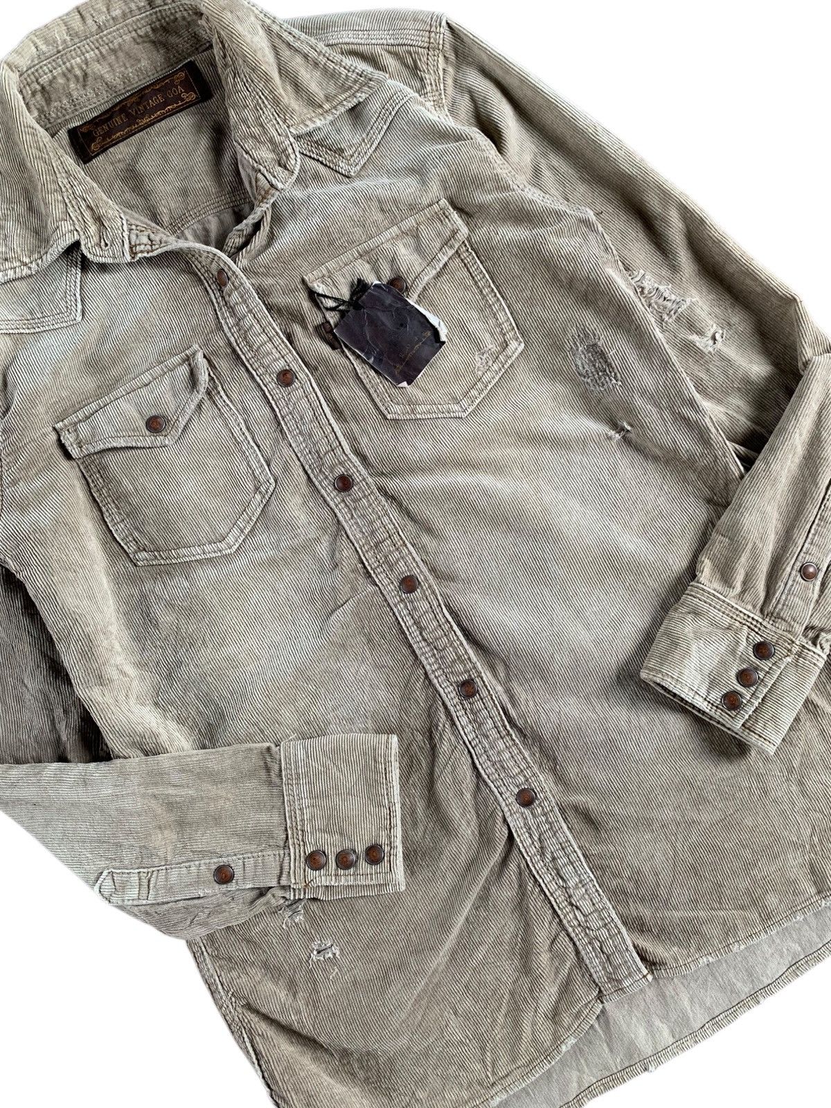 GOA New Genuine Vintage GOA raw ripped shirt Size US M / EU 48-50 / 2 - 5 Thumbnail