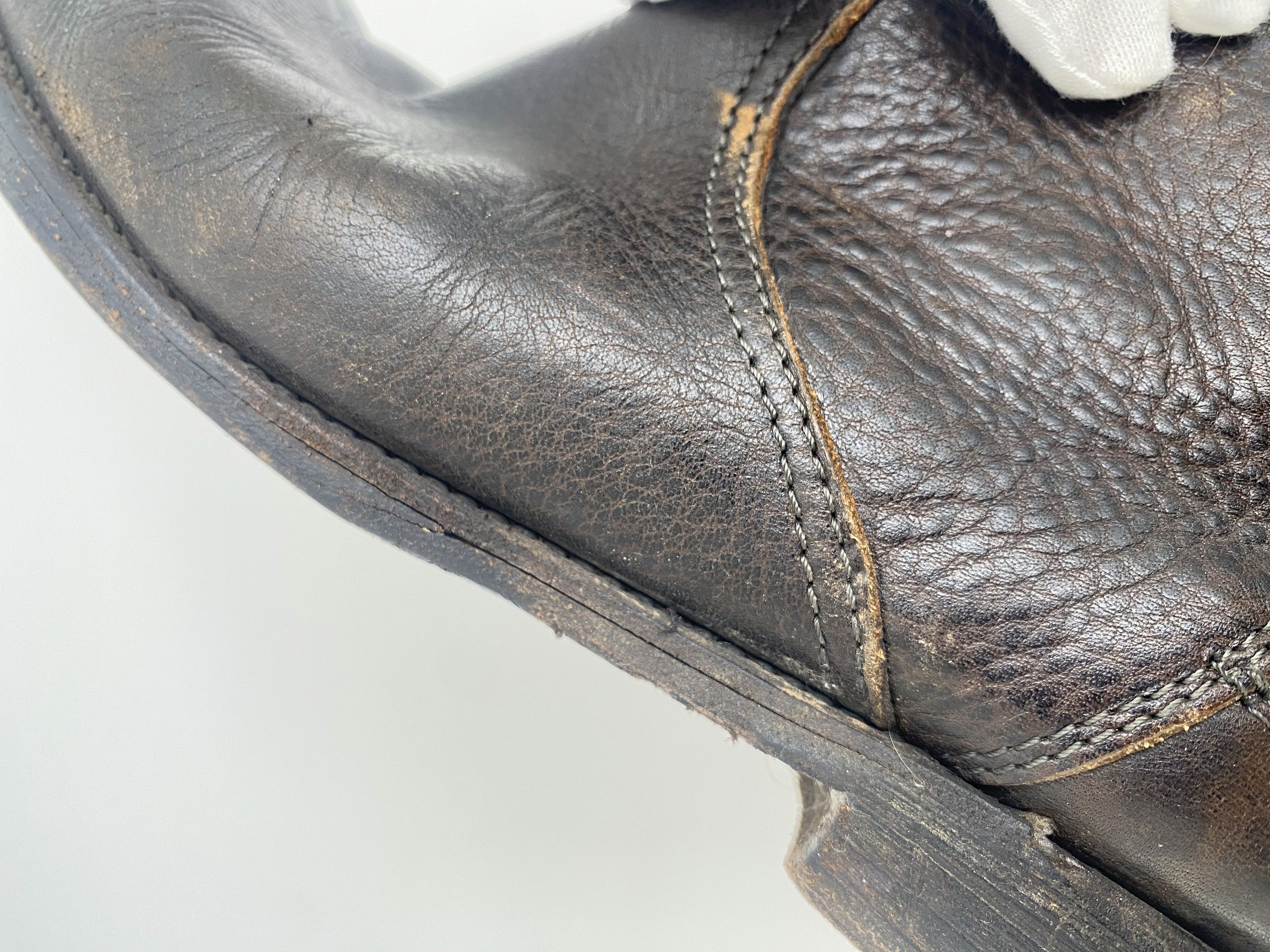 The Viridi-anne The Viridi Anne Leather Spiral Zip Boots Size US 10 / EU 43 - 13 Thumbnail