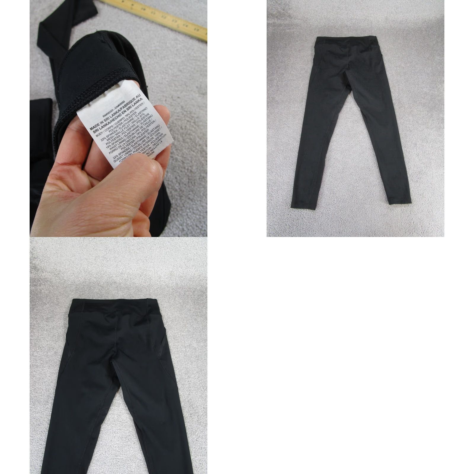 Nike Nike Leggings Women Medium Black Cropped Athletic Style Athleisure Gym Training Running Yoga Womens Size 32" / US 10 / IT 46 - 8 Thumbnail