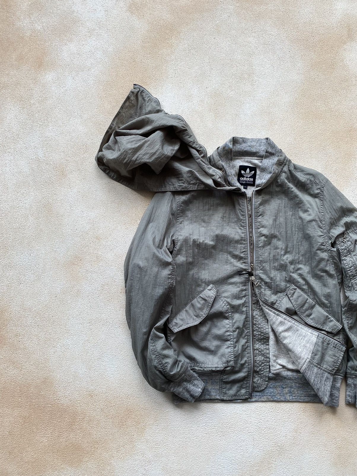 Adidas × Wings + Horns 2015 Adidas Consortium X Wings + Horns Bomber Jacket Size US M / EU 48-50 / 2 - 2 Thumbnail