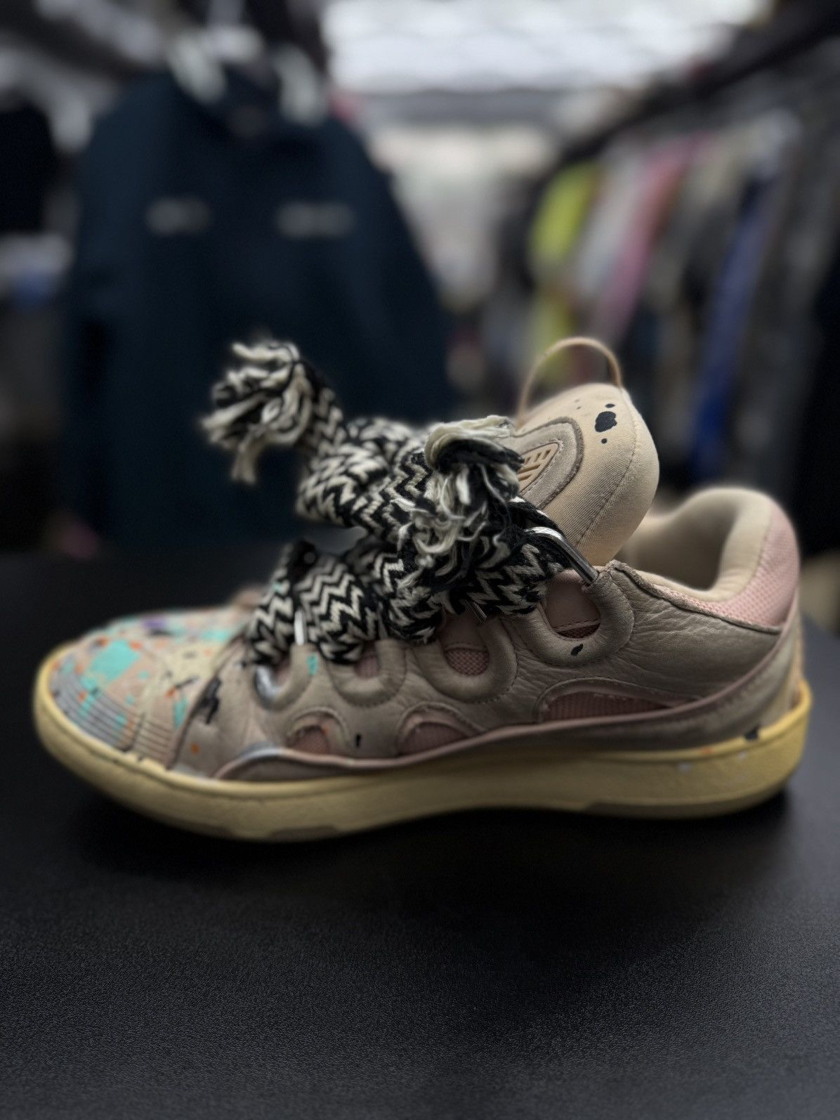 Gallery Dept. × Lanvin Gallery DEPT Lanvin Sneakers Pink Size 42EU/9US $1300 Size US 9 / EU 42 - 9 Thumbnail