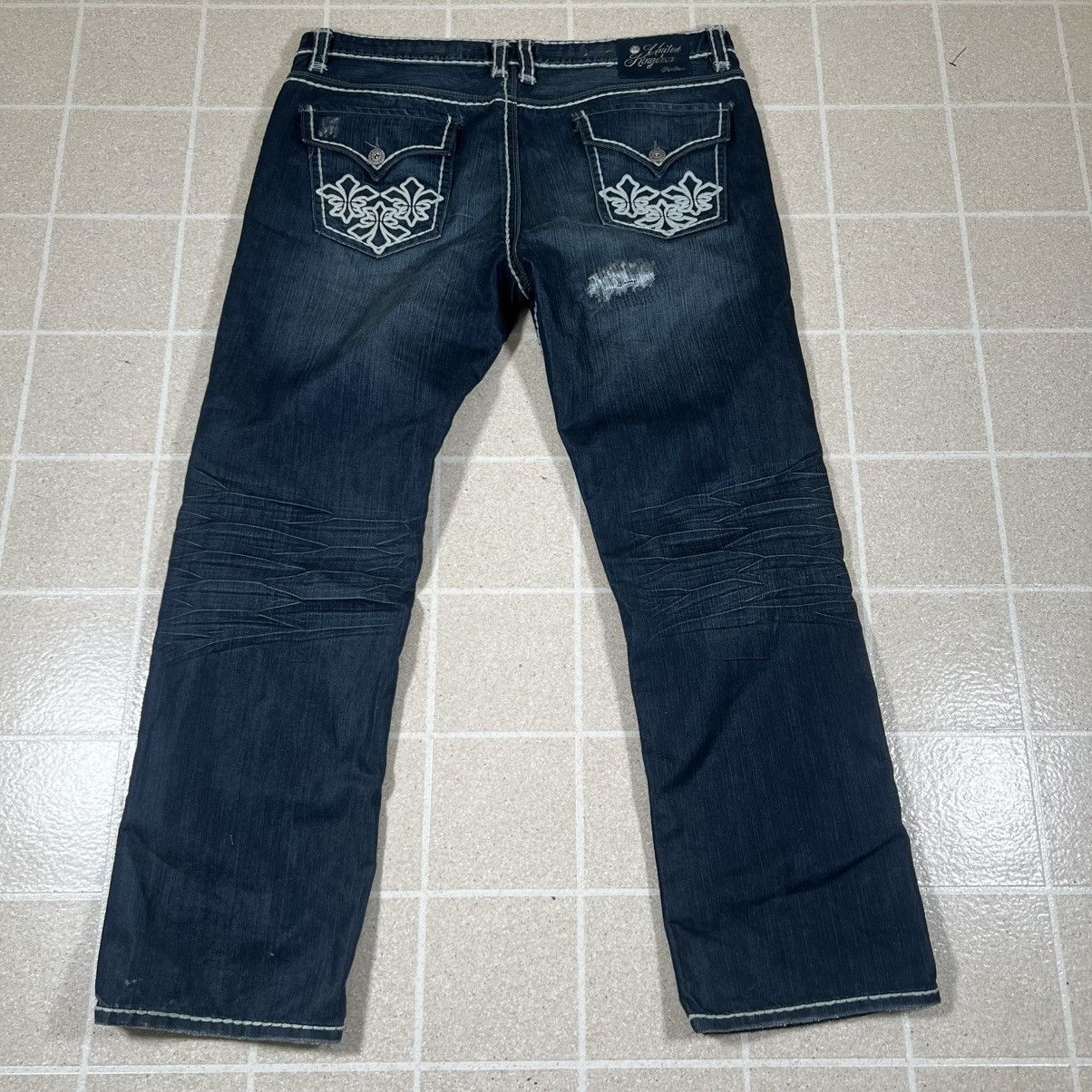 Pepe Jeans Vintage Pepe Jeans Skater Wide Leg 42x34 Baggy Denim Rap Y2K Size US 42 / EU 58 - 1 Thumbnail