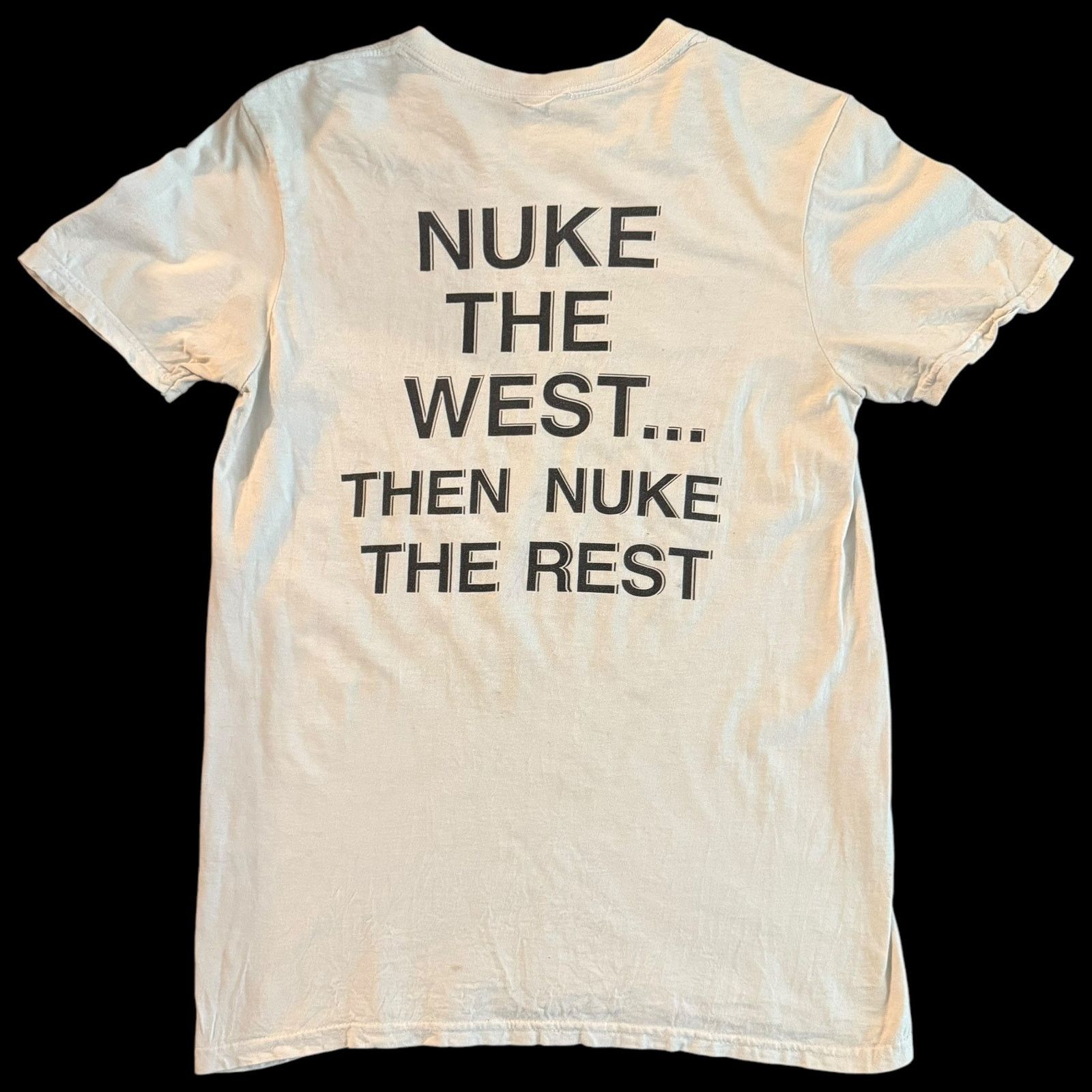 Band Tees Nuclear Age Hardcore Band Nuke The West White T-Shirt Size S Size US S / EU 44-46 / 1 - 4 Thumbnail
