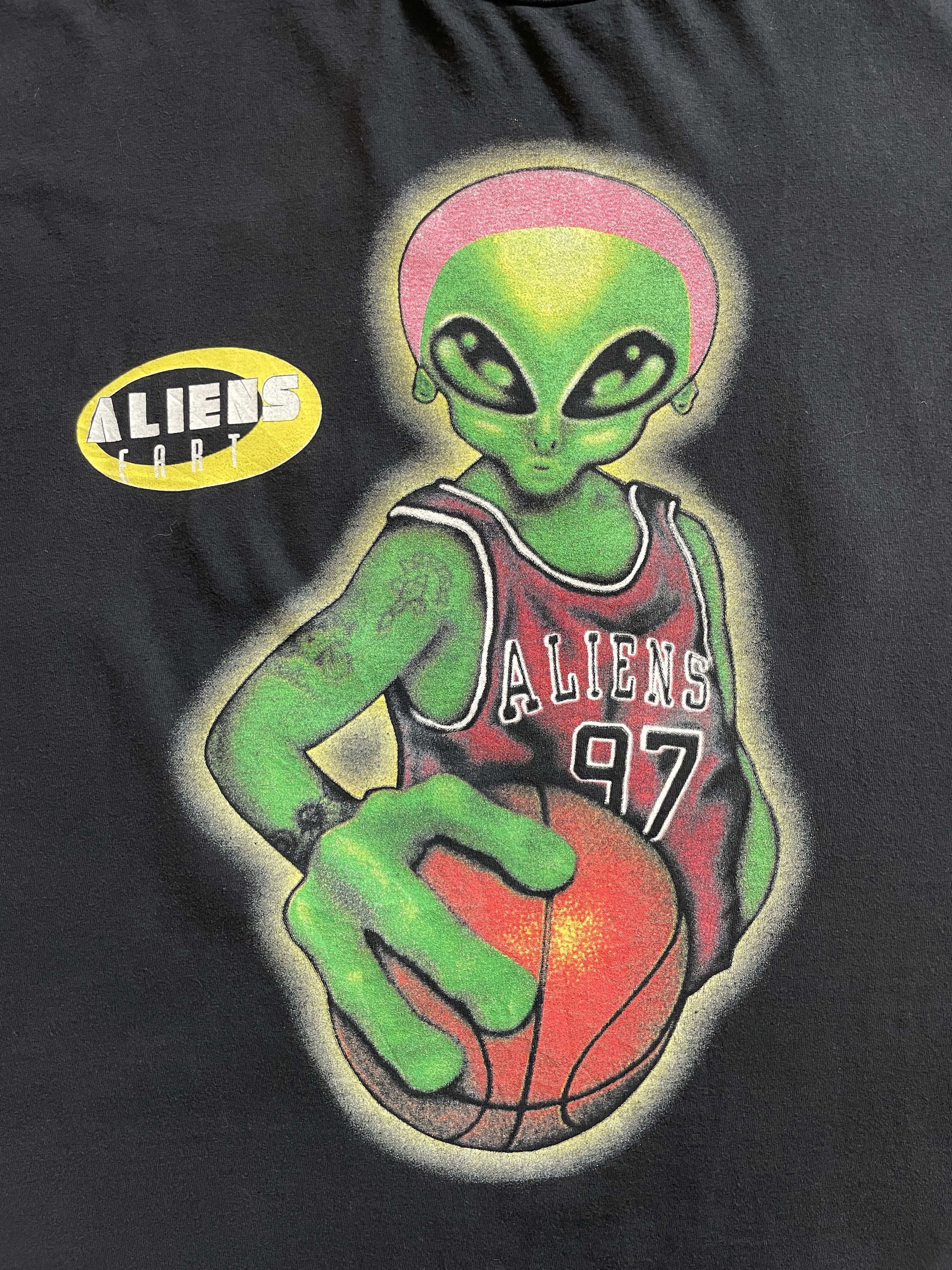 Alien Workshop 1990s Alien Workshop Dennis Rodman Skate T-Shirt Size US XL / EU 56 / 4 - 1 Thumbnail