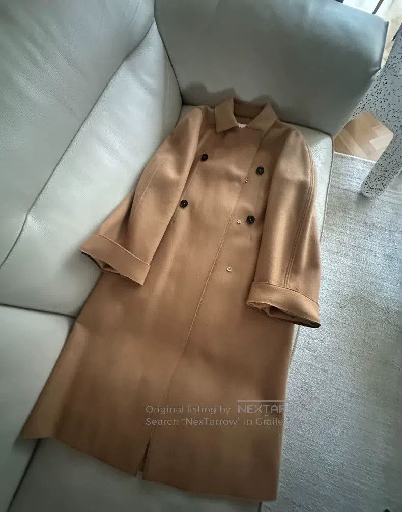 Jil Sander Jil Sander size 36 Double-breasted wool coat Size M / US 6-8 / IT 42-44 - 1 Thumbnail