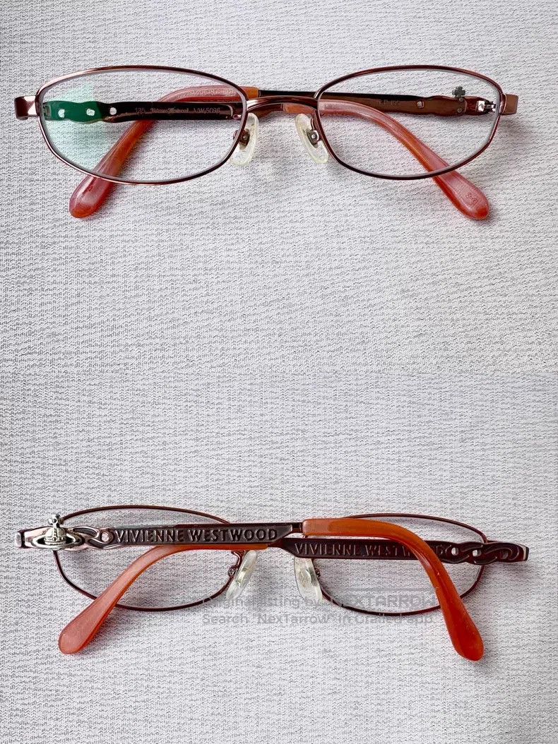 Vivienne Westwood Vivienne Westwood Saturn orange thin frame high-intellect Size ONE SIZE - 3 Thumbnail