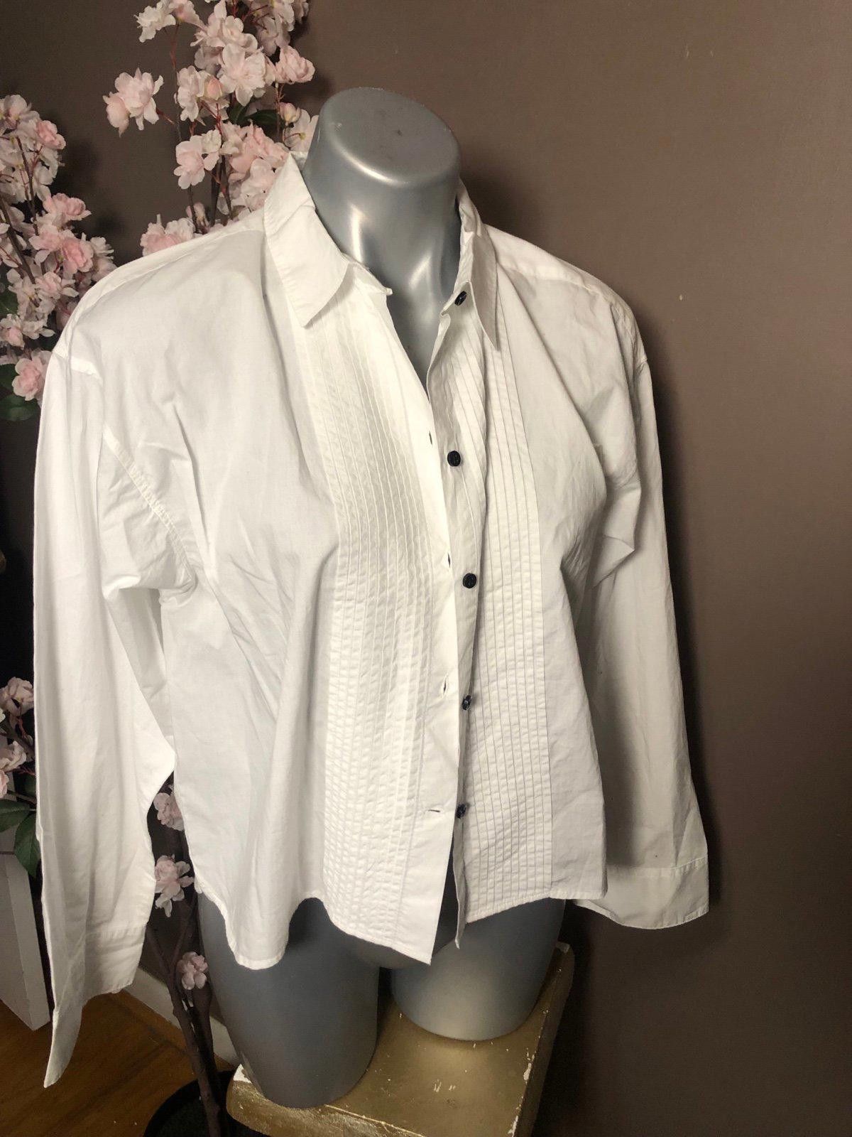 J.Crew J.Crew top button down shirt tuxedo design Size S / US 4 / IT 40 - 5 Thumbnail
