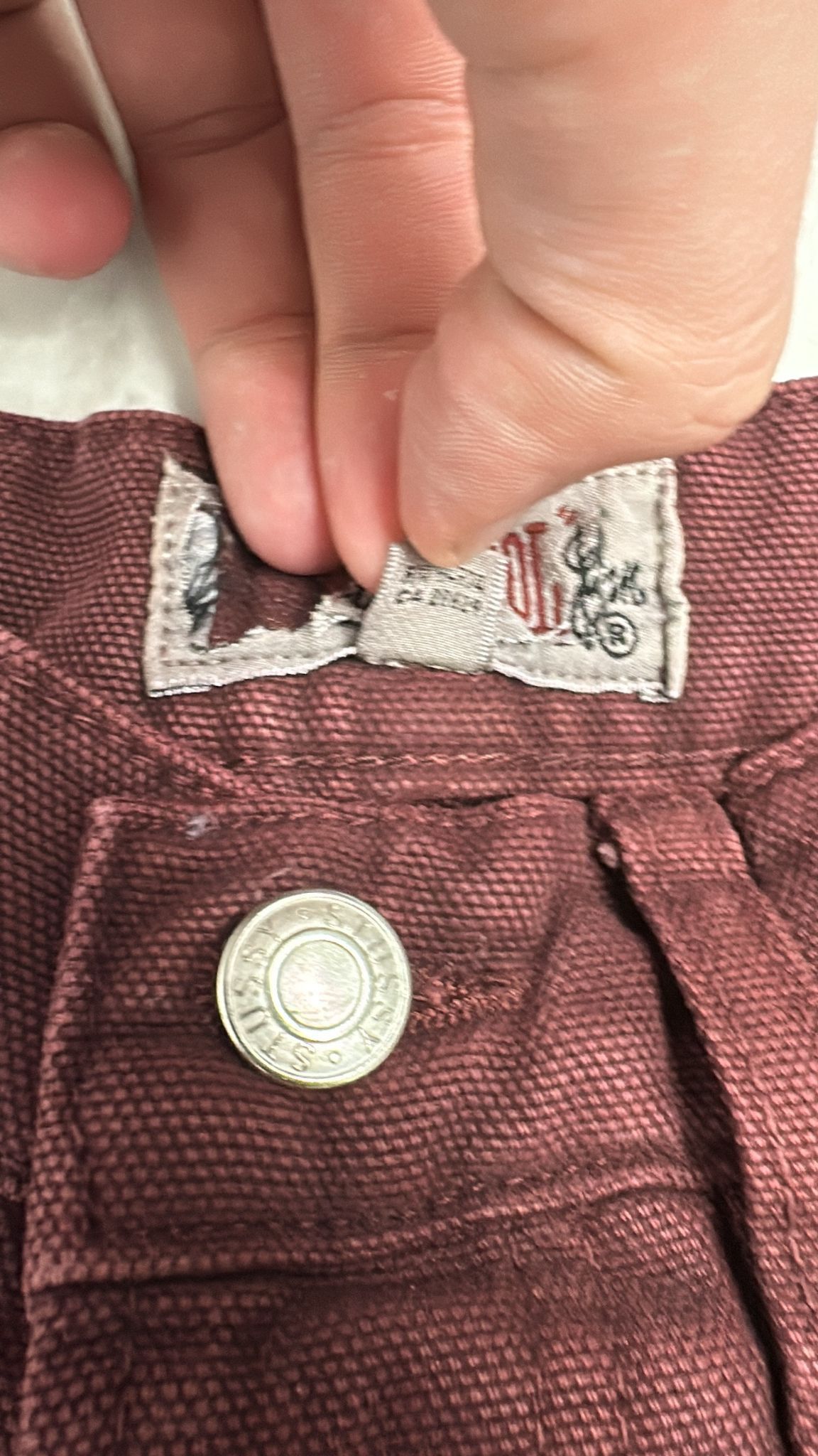 Stussy Stussy Big Ol Jean Wine Size 28 Size US 28 / EU 44 - 6 Thumbnail