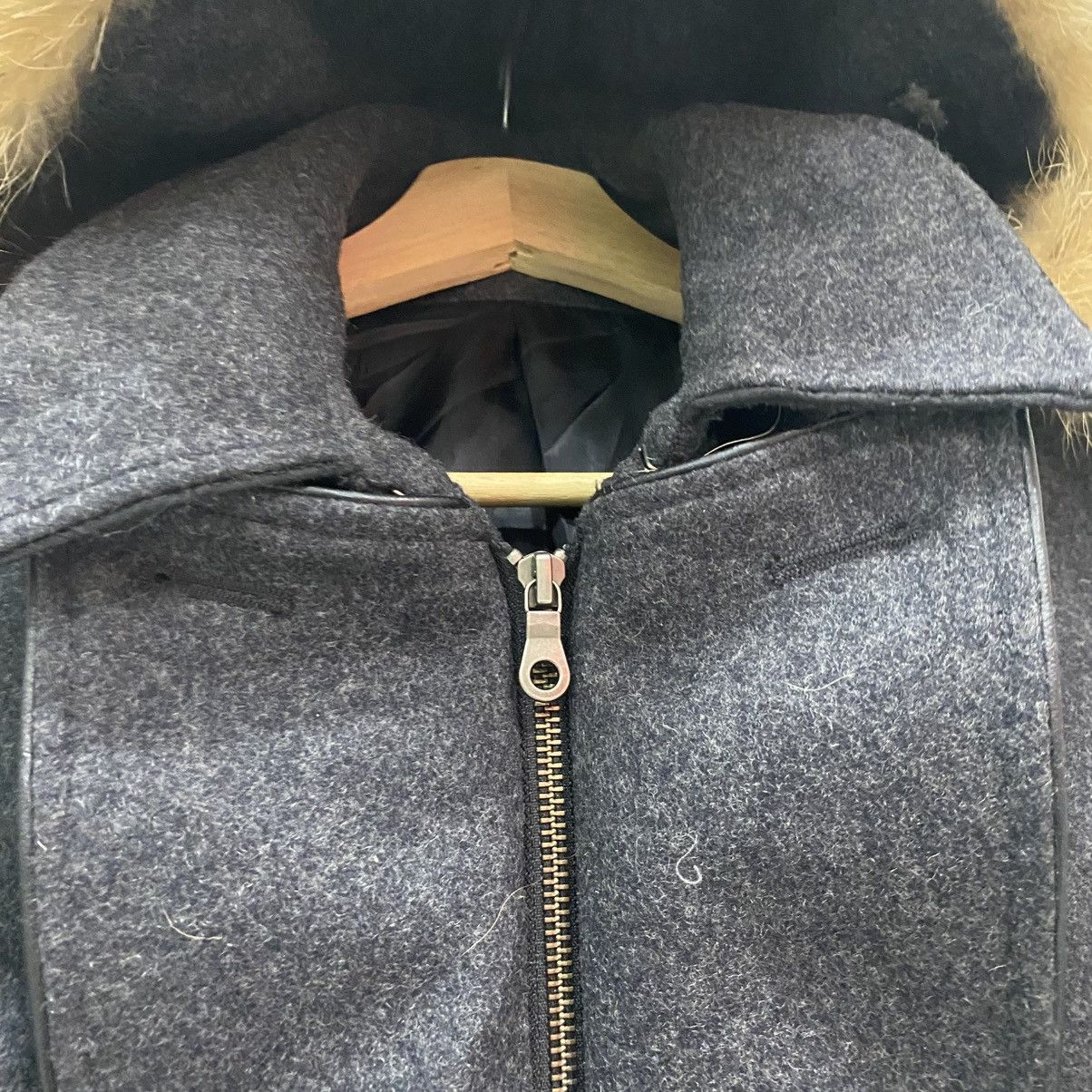 PPFM PPFM Archive Napoleon Fur Hooded Wool Jacket Y2K Punk Style Size US M / EU 48-50 / 2 - 9 Thumbnail