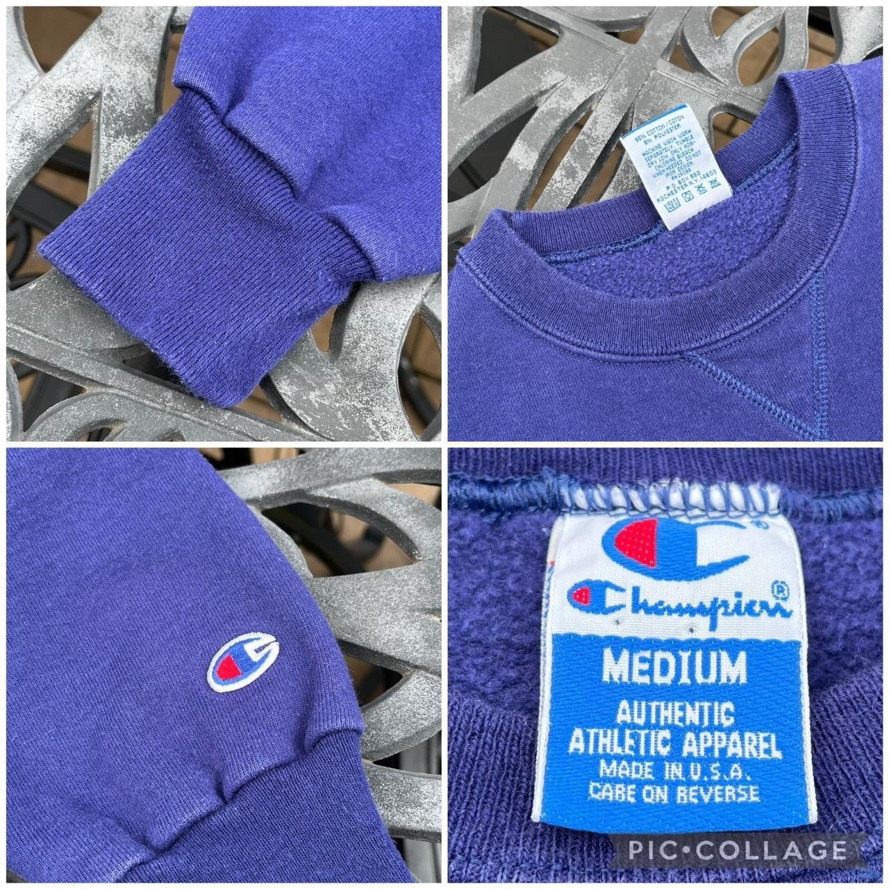 Champion × Vintage Vintage 90s Champion Made in USA Crewneck Sweatshirt Size US M / EU 48-50 / 2 - 3 Thumbnail