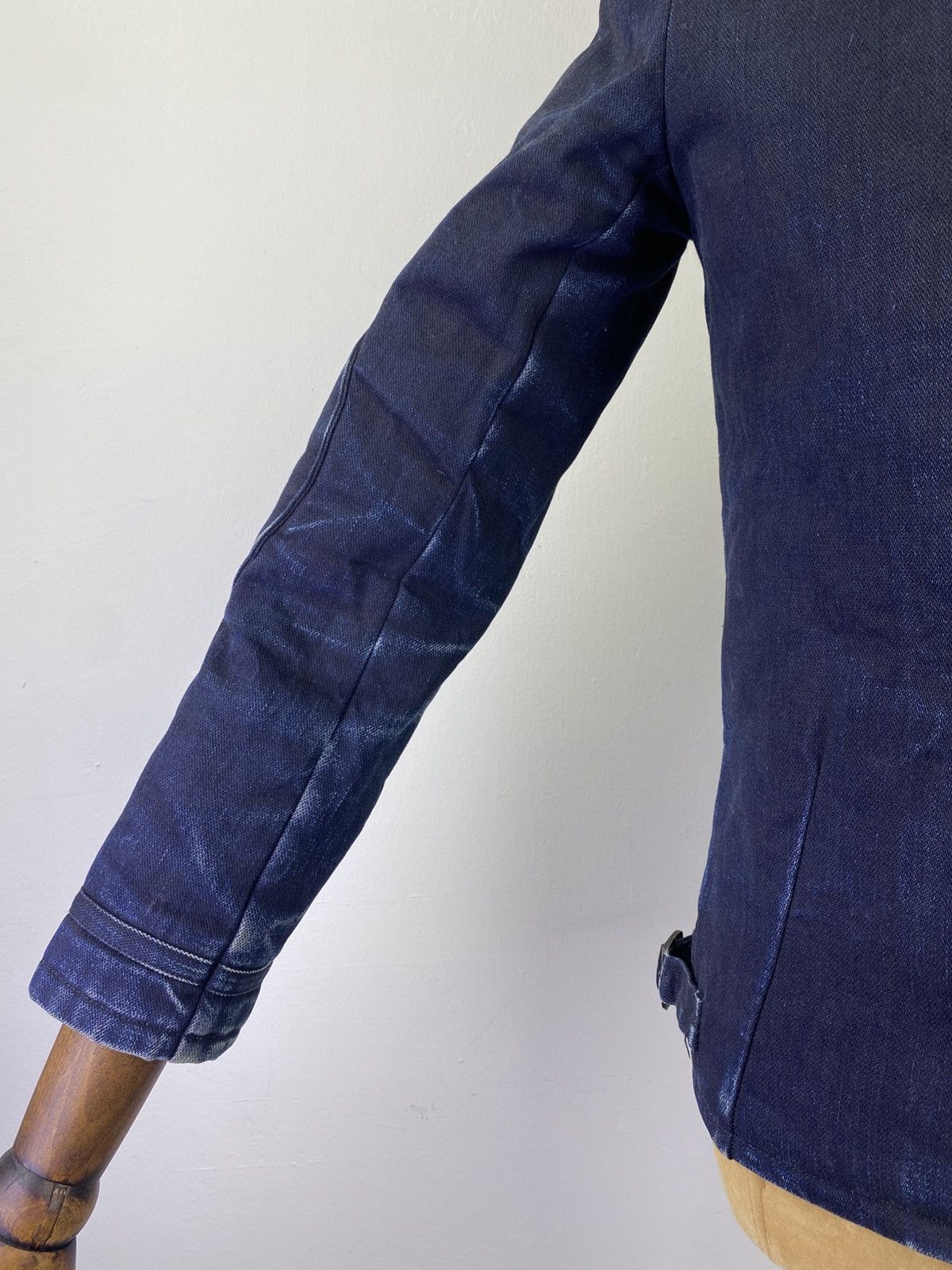 Japanese Brand 2000’s Japanese Brand Dark Indigo Neck Buckle Jacket Size US M / EU 48-50 / 2 - 6 Thumbnail