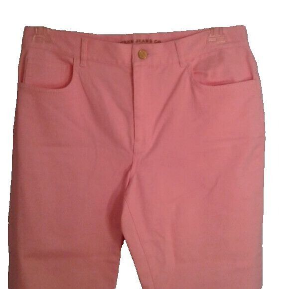 Lauren Ralph Lauren Lauren Jeans Co. Ralph Lauren Size 8 Capri Pants Denim Pink Size 30" / US 8 / IT 44 - 2 Thumbnail