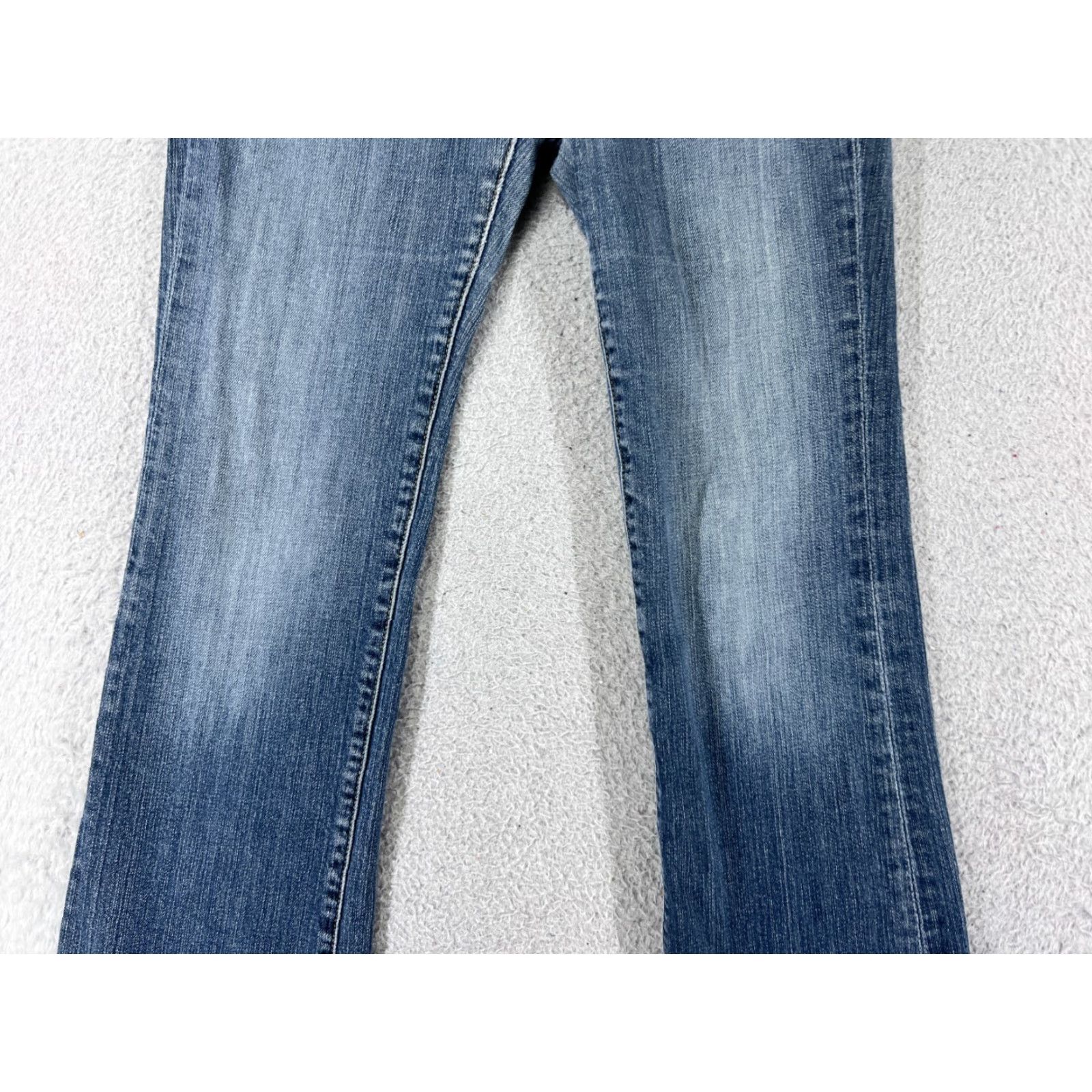 Lucky Brand VINTAGE Lucky Brand Jeans Women 4 Blue Denim Boot Cut Sundown Cotton Blend Size 27" / US 4 / IT 40 - 6 Thumbnail