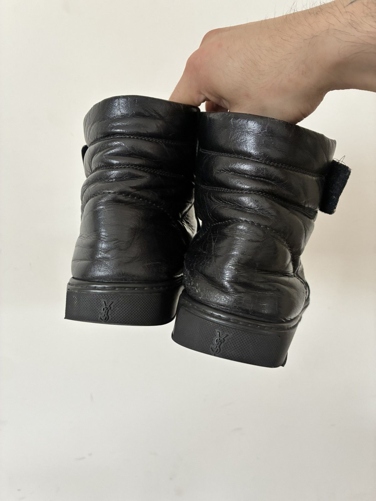 Yves Saint Laurent Yves Saint Laurent 2012 Leopard High Top Sneakers Size US 10.5 / EU 43-44 - 7 Thumbnail